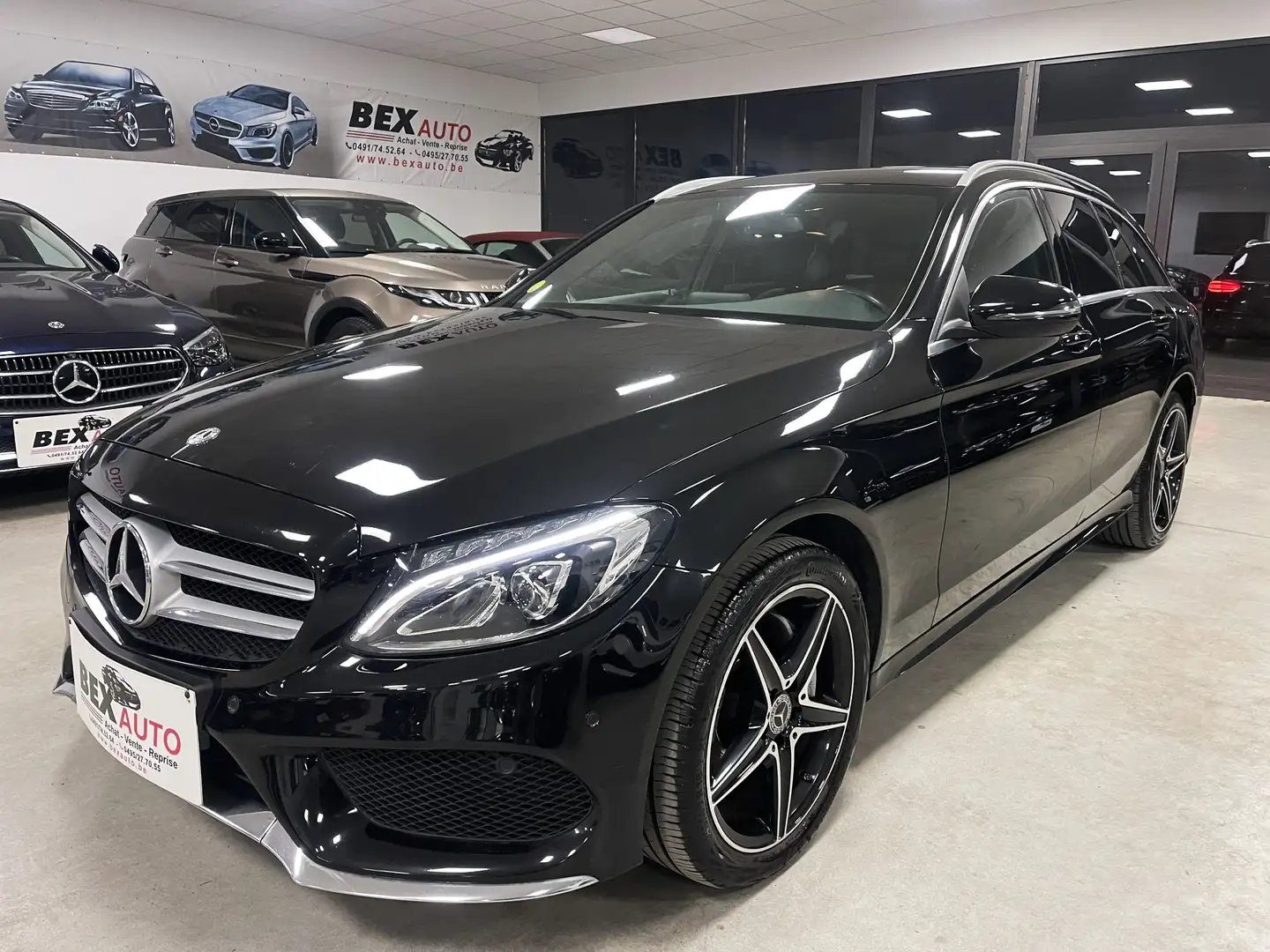 Mercedes-Benz C 220 d*1ERPRO*PACK AMG*GARANTIE*BOITEAUTO*LED*GPS*CUIR* Noir - 2