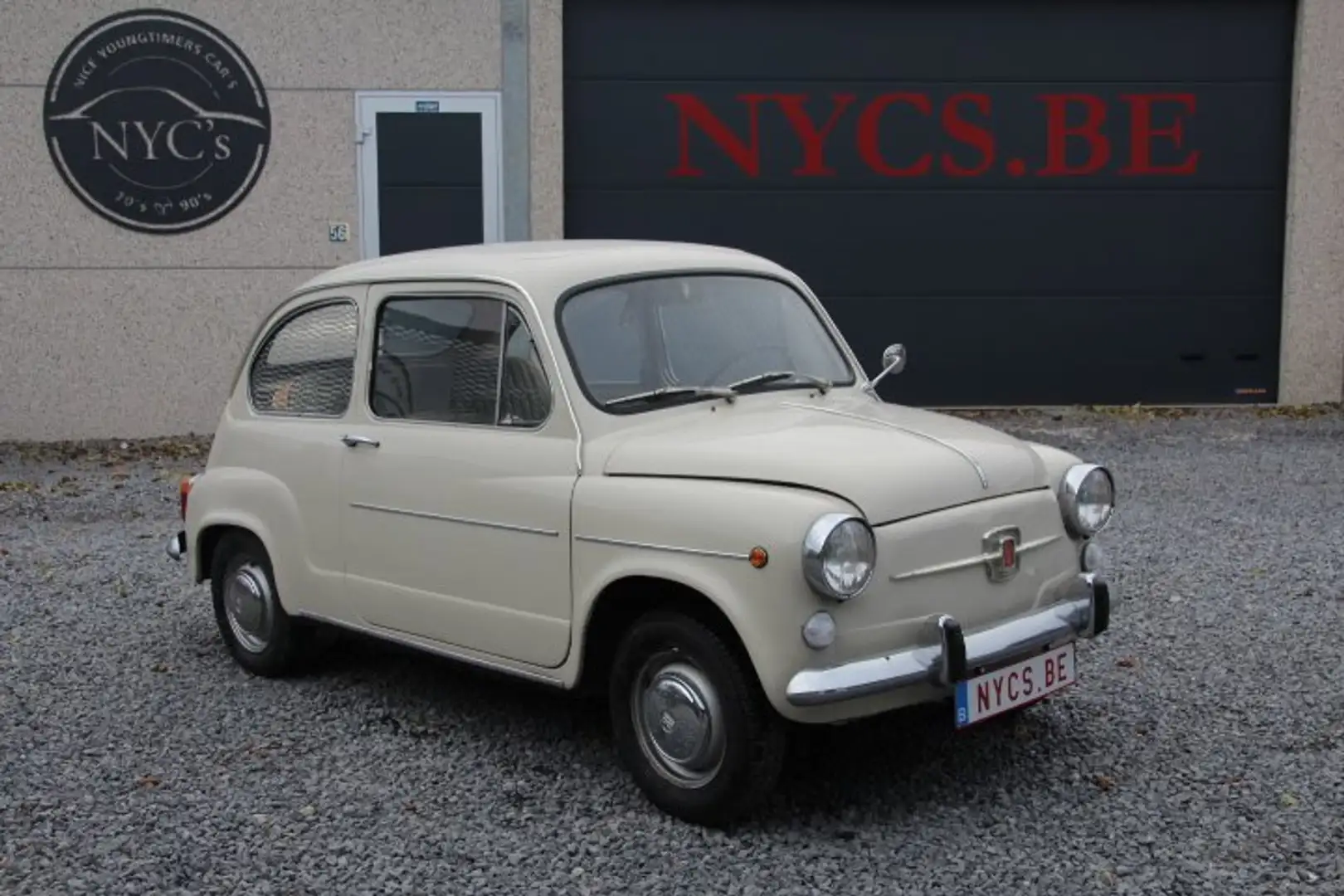 Oldtimer Seat Seat 600-Fiat 600 Beige - 1