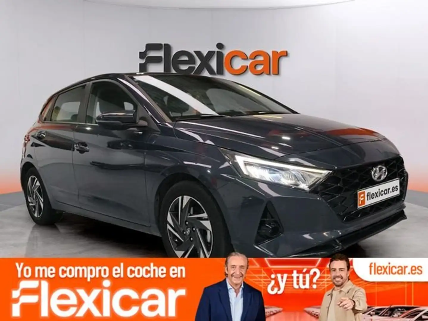 Hyundai i20 1.0 TGDI Klass 100 Gris - 1