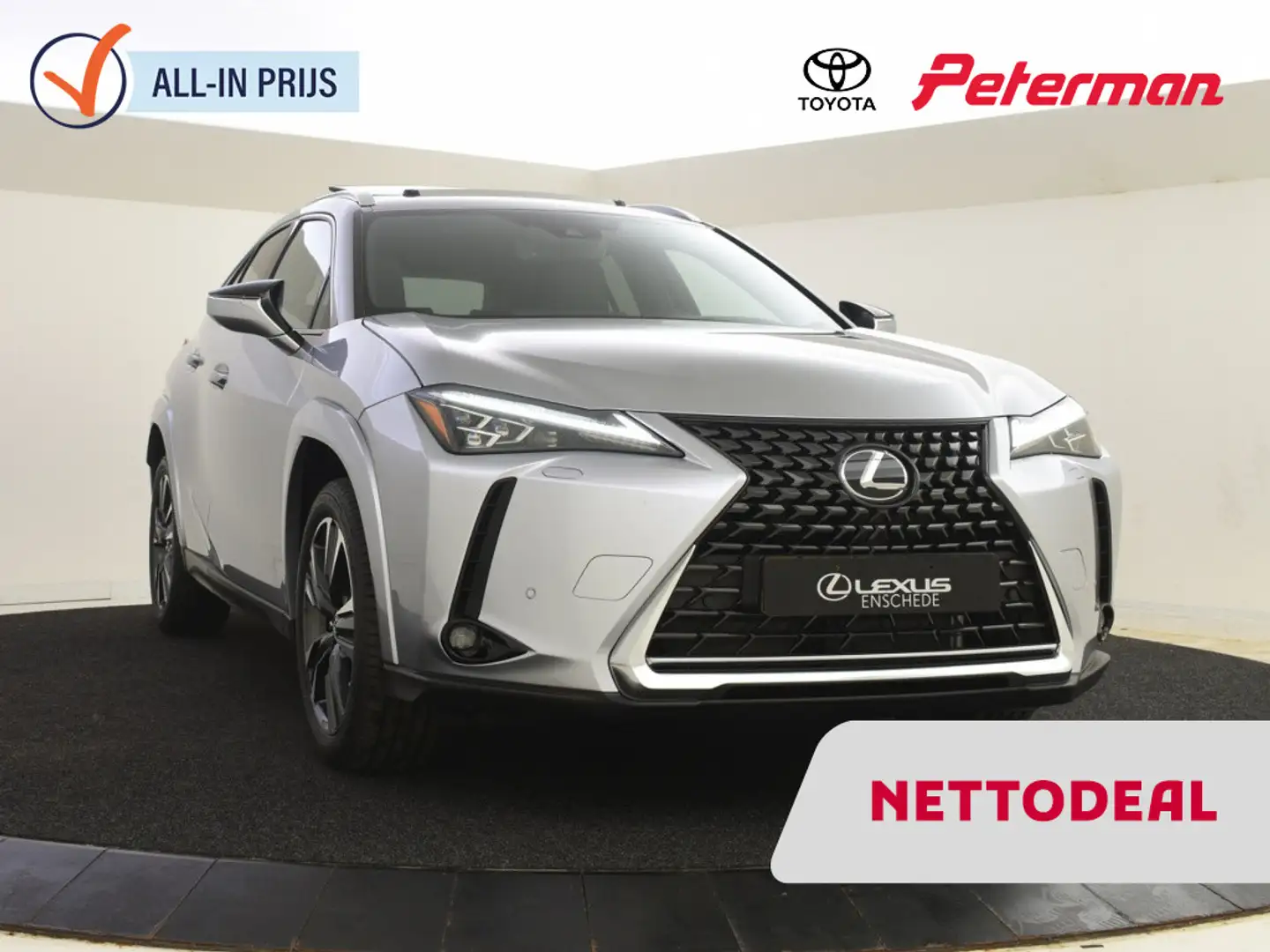 Lexus UX 250h Netto deal * Executive Line | Alarm | Schuif/ kant Grijs - 1