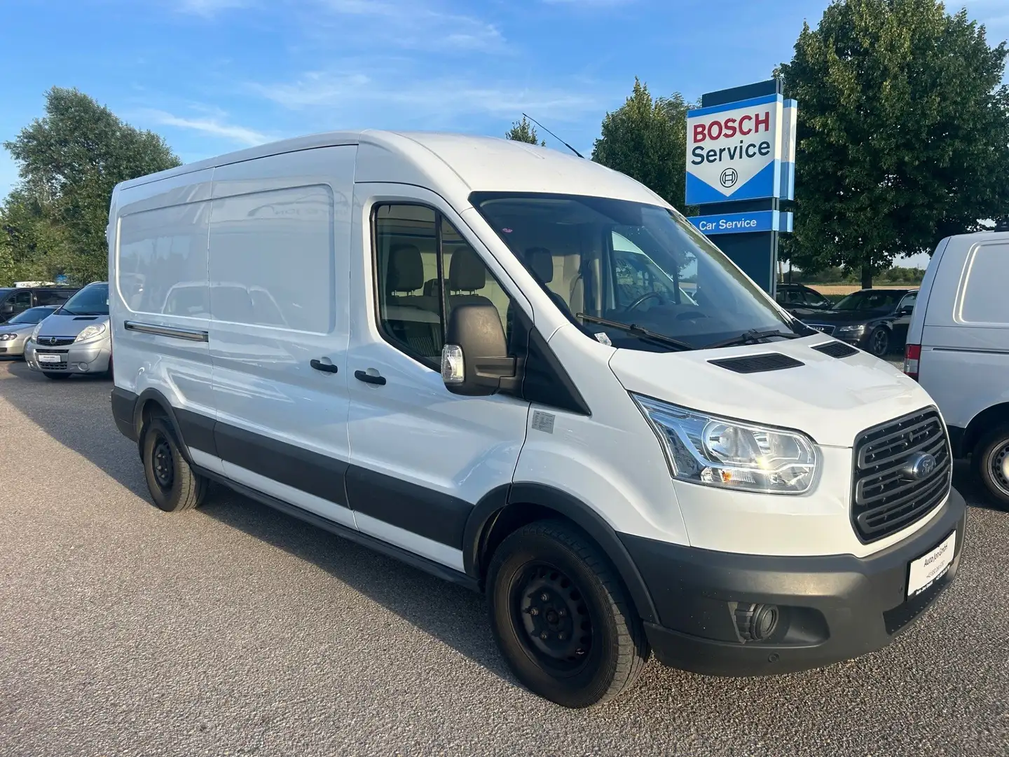 Ford Transit L3H2, 3,5t, Nutzlast 1.229kg, MwSt., AHK, Klima Weiß - 2