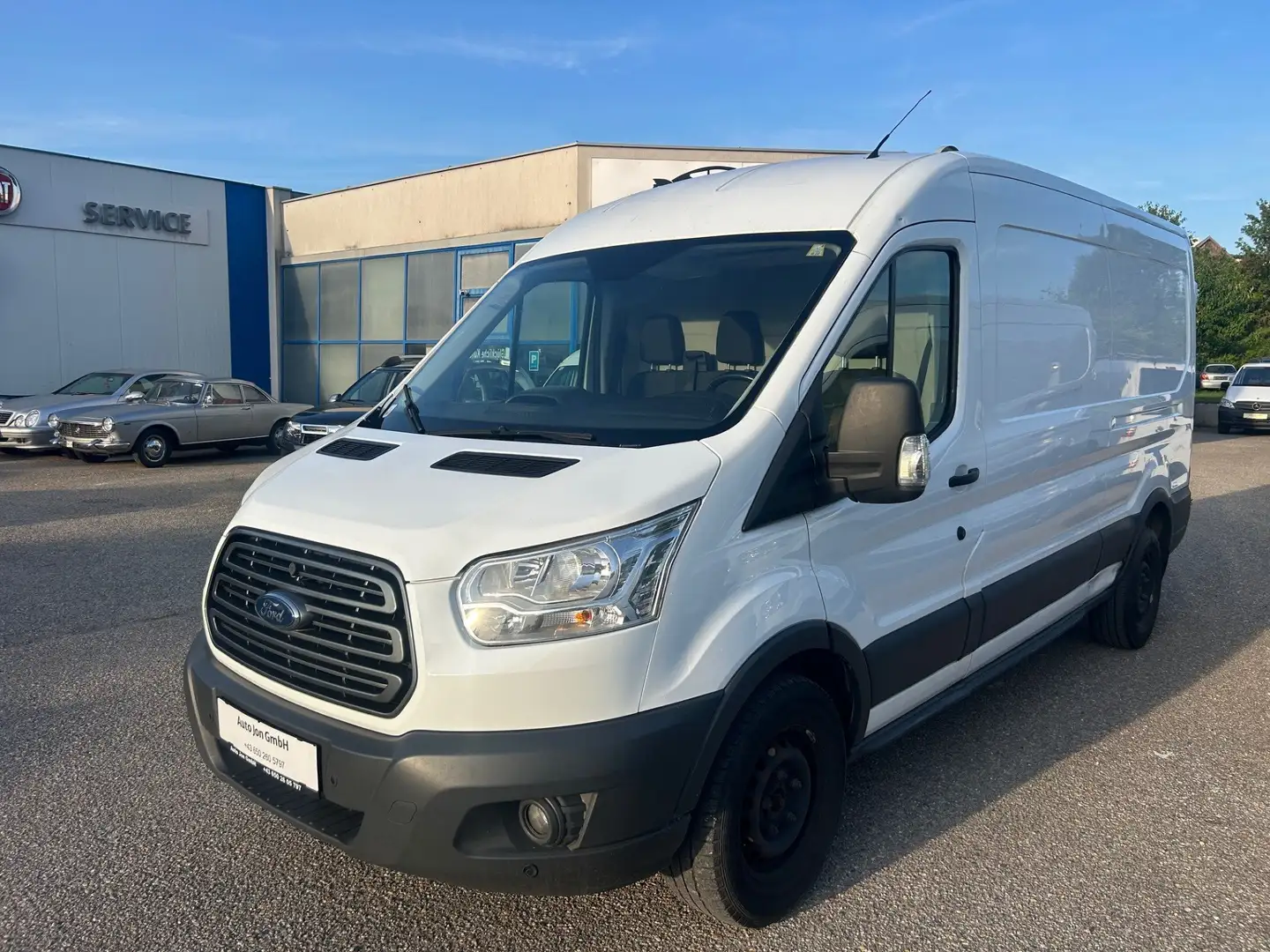 Ford Transit L3H2, 3,5t, Nutzlast 1.229kg, MwSt., AHK, Klima Weiß - 1