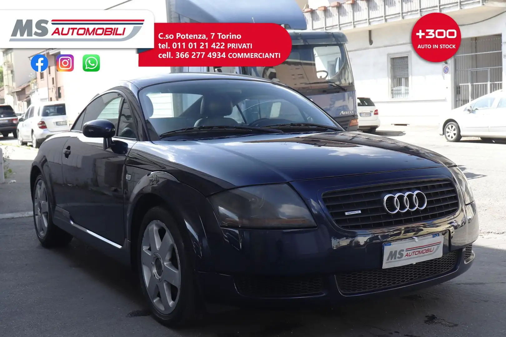 Audi TT Coupé 1.8 T 20V/225 CV cat quattro Unicoproprieta Kék - 1
