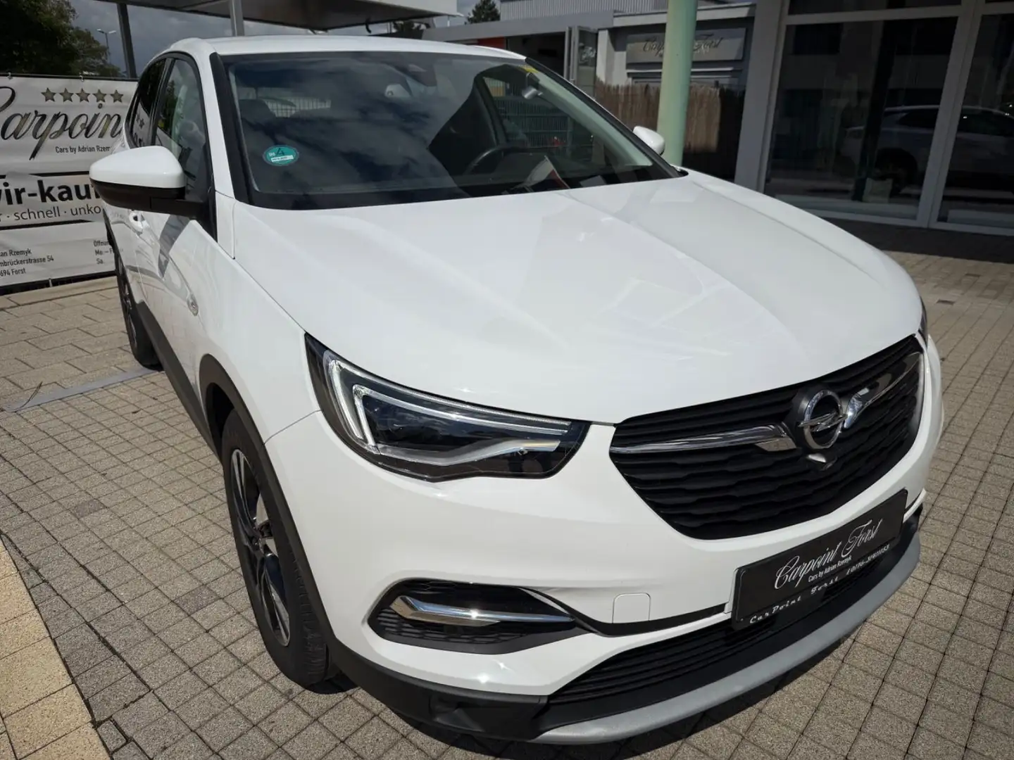 Opel Grandland X AHK, Leder, NAVI, 63932km!!! Weiß - 1