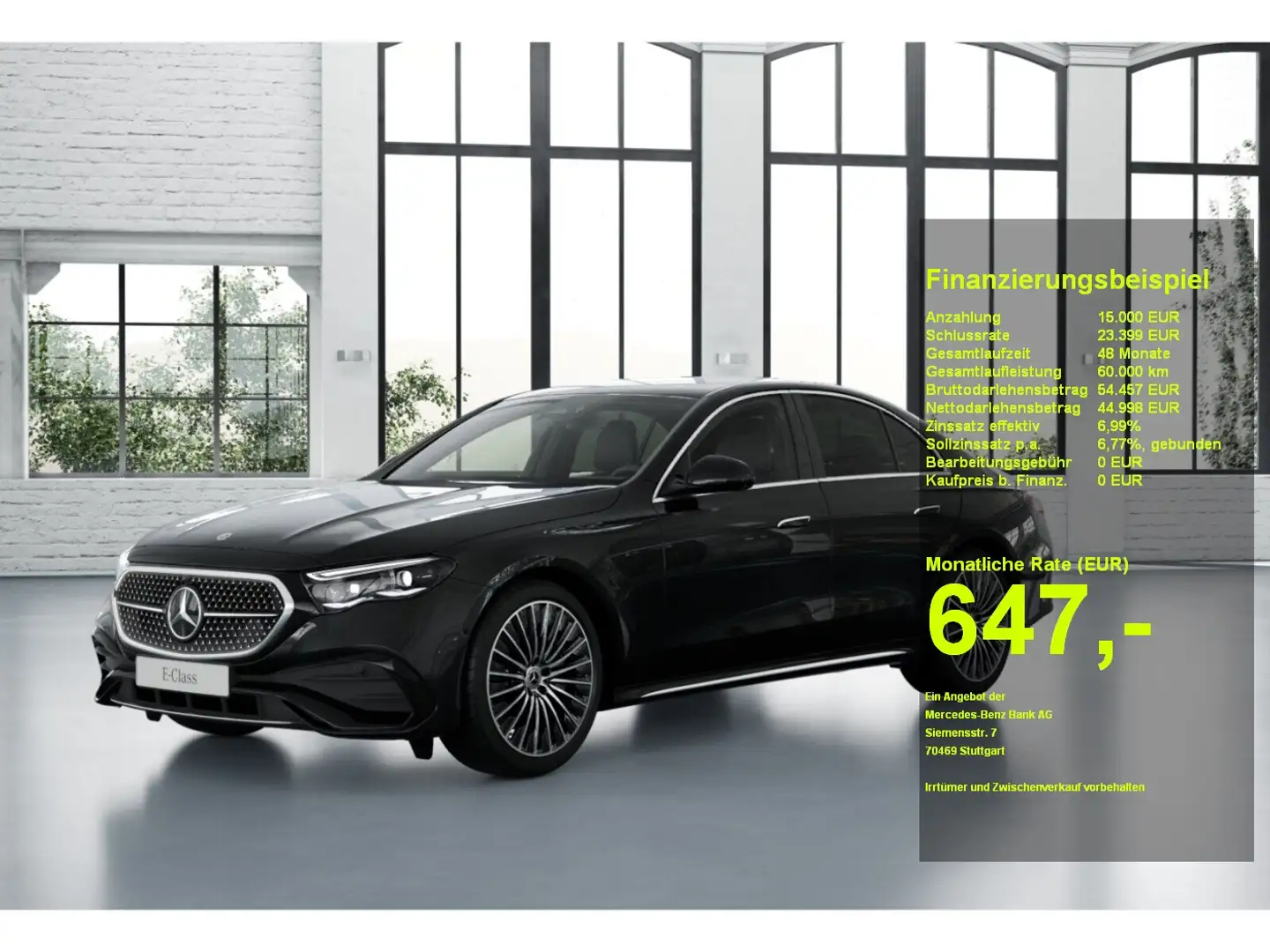 Mercedes-Benz E 300 de  AMG Memory 360° D-LED Hyper Ambiente Schwarz - 1