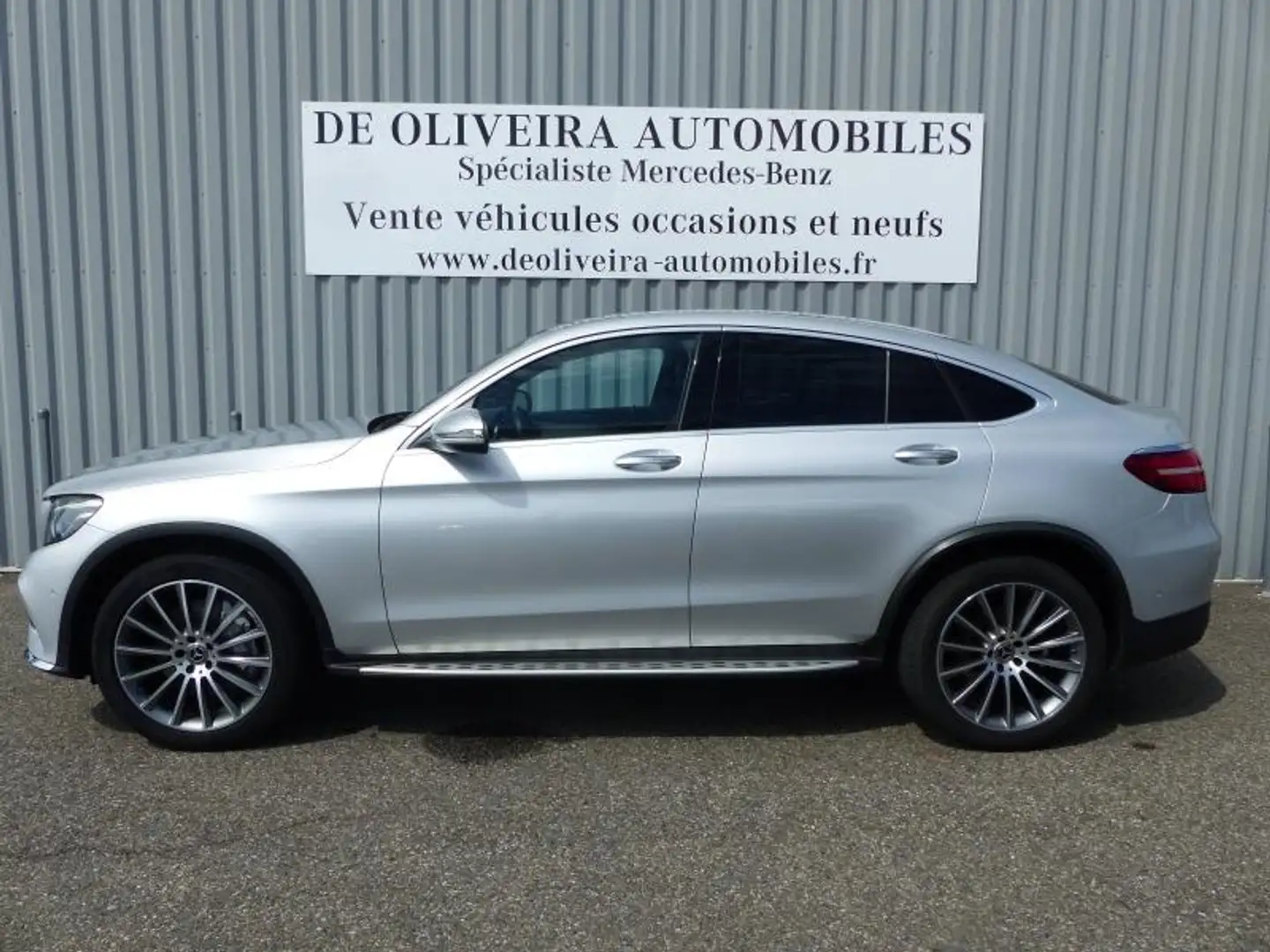 Mercedes-Benz GLC 250 250 d 204ch Fascination 4Matic 9G-Tronic Euro6c Argent - 2