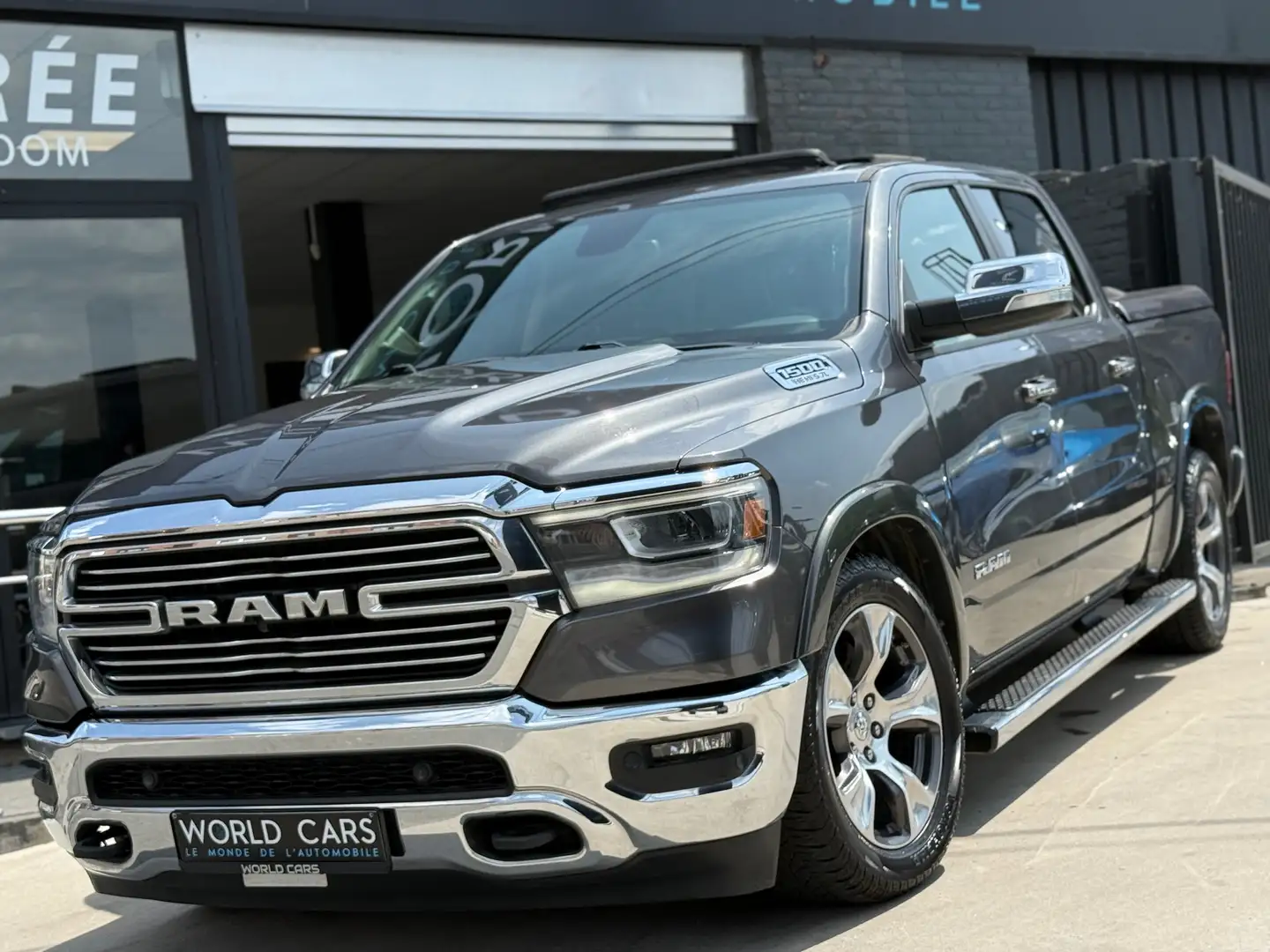 Dodge RAM 5.7i LPG LARAMIE PNEUMATIC TOIT PANO CAMERA FULL Gris - 1