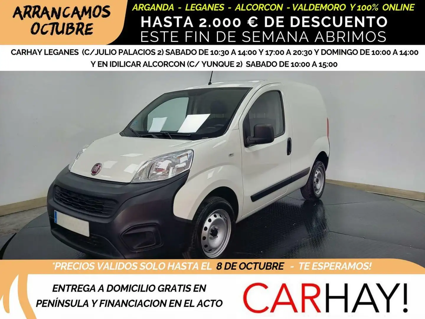 Fiat Fiorino Comercial CARGO KASTEN 1.4 NATURAL POWER 5 Wit - 1