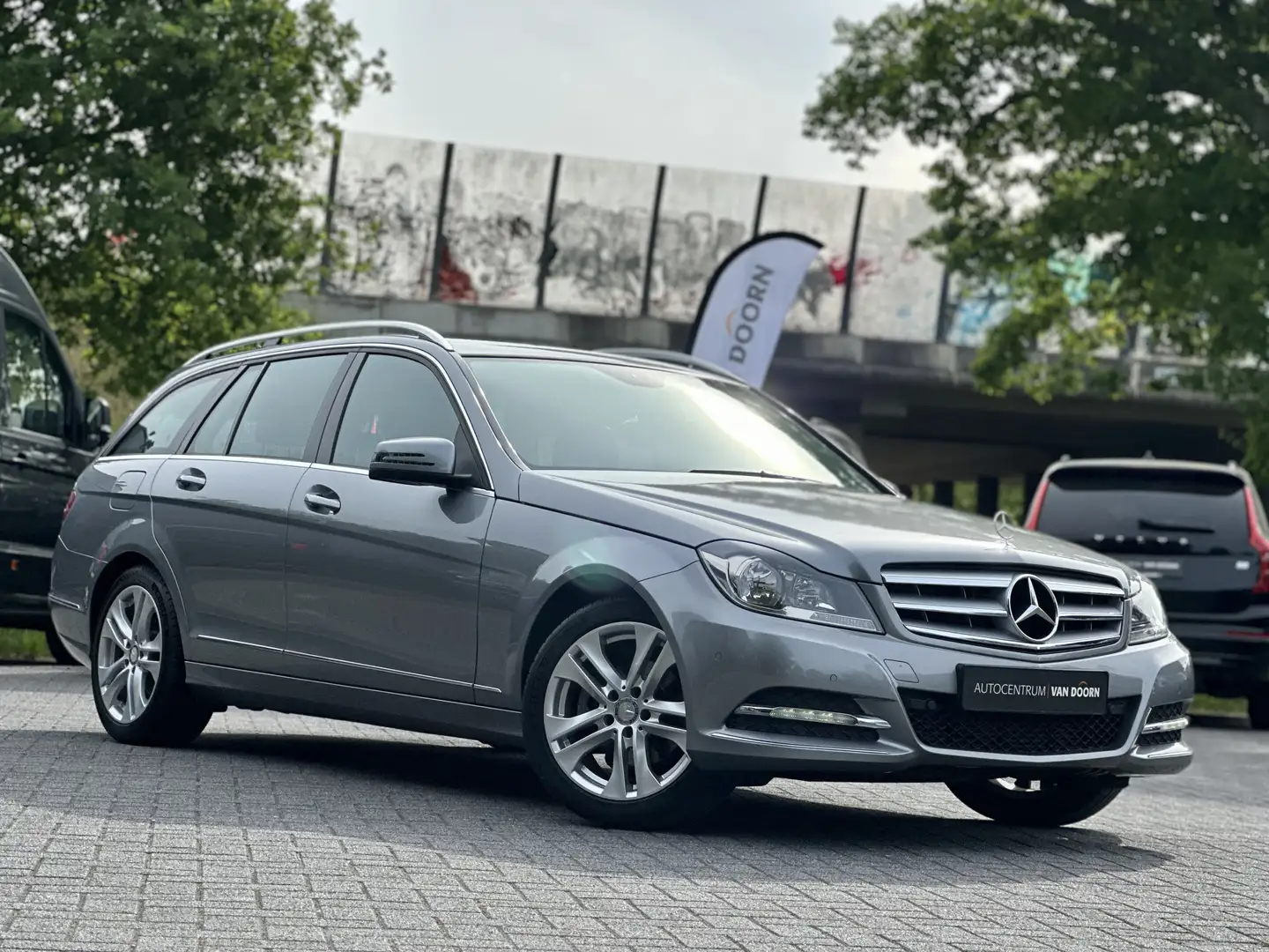 Mercedes-Benz C 180 Estate Automaat | Climate Contr | LM velgen | trek Сірий - 2