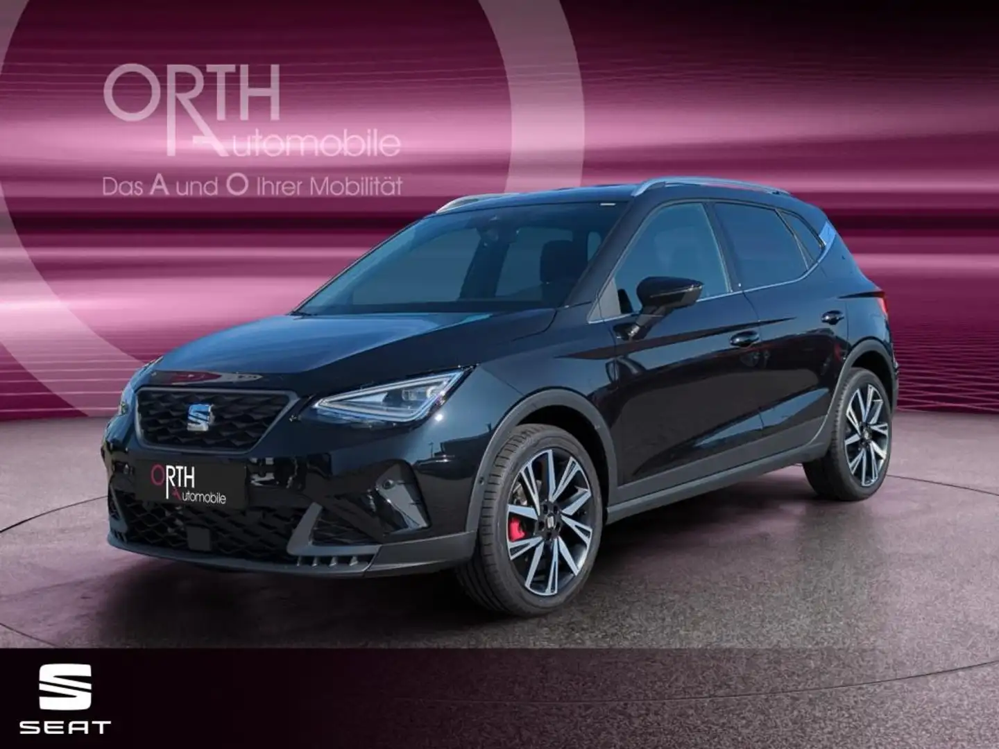 SEAT Arona FR 1.0TSI 116PS DSG KAMERA VOLL LED ACC NAVI Schwarz - 1