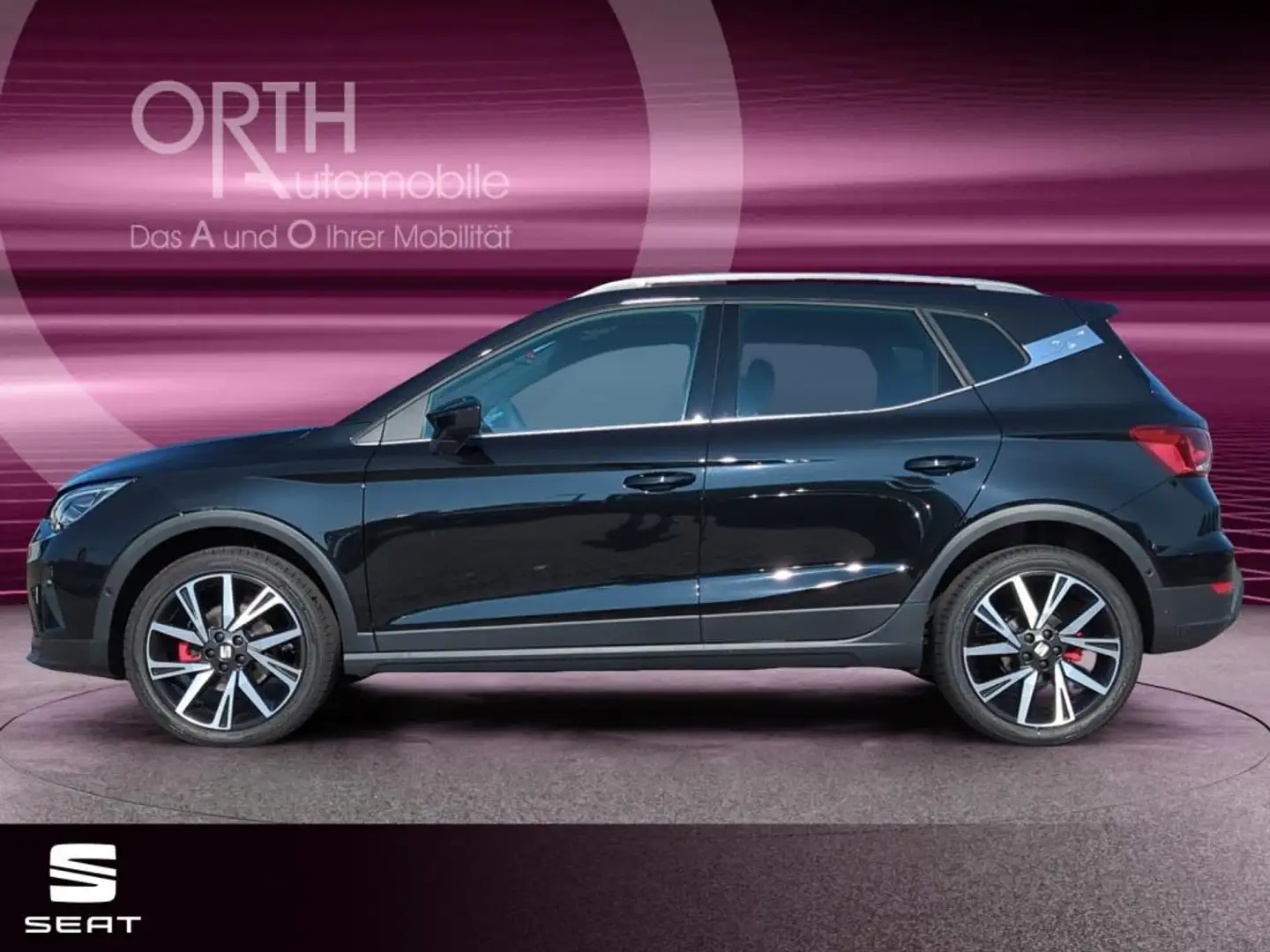 SEAT Arona FR 1.0TSI 116PS DSG KAMERA VOLL LED ACC NAVI Schwarz - 2