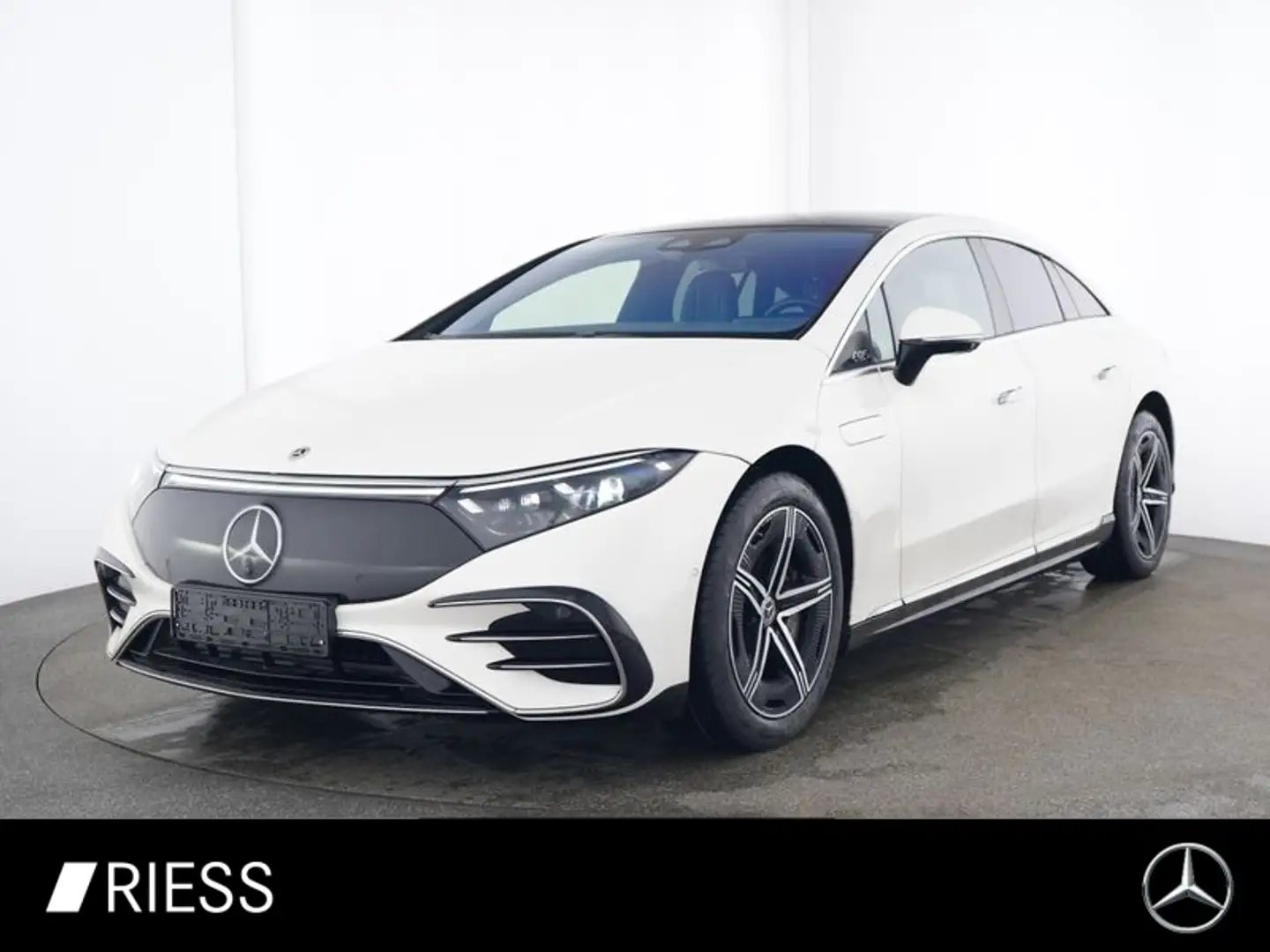 Mercedes-Benz EQS 450 4M AMG Sport Prem Plus Pano HUD Akustik Alb - 1