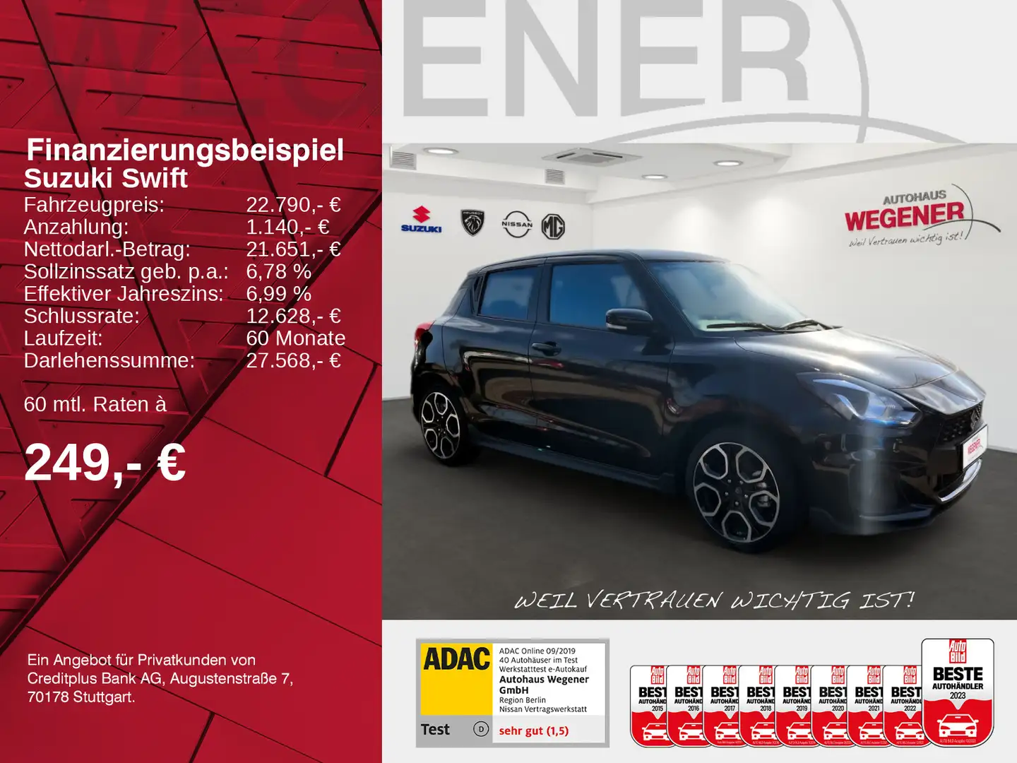 Suzuki Swift SWIFT SPORT | 129 PS | ALU | NAVI | KLIMA | TOP Noir - 2