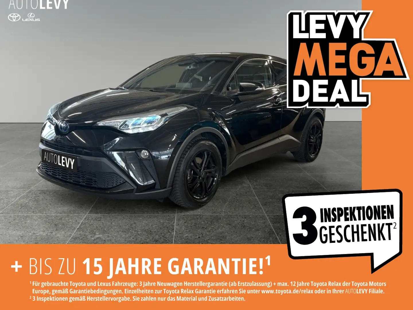 Toyota C-HR 2.0 Team D +8-fach+Navi+Kamera+SitzHeiz.+PDC Noir - 1