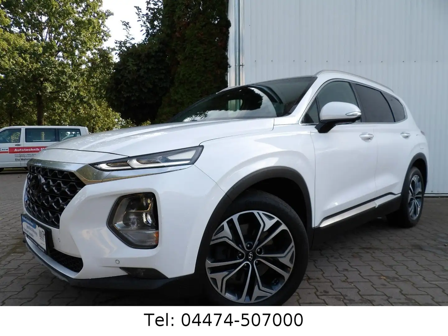 Hyundai SANTA FE Premium 4WD Kamera DAB+ Head-up Weiß - 1
