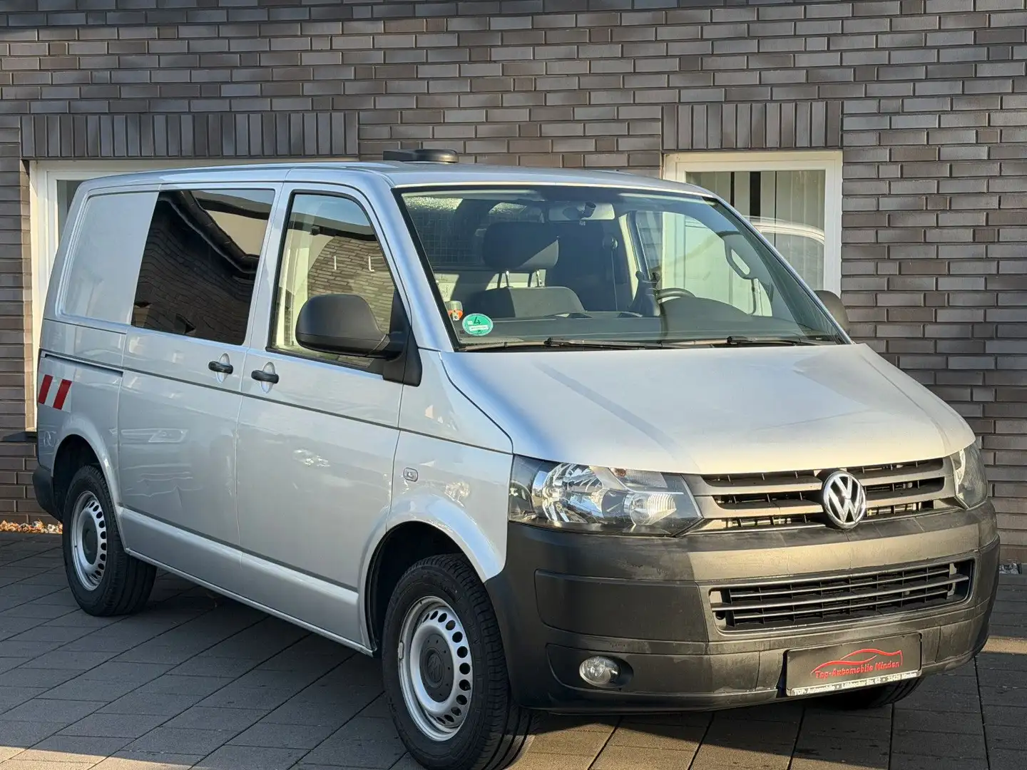 Volkswagen T5 Transporter Kasten-Kombi/SHZ/1.HAND/TÜV NEU Silber - 1