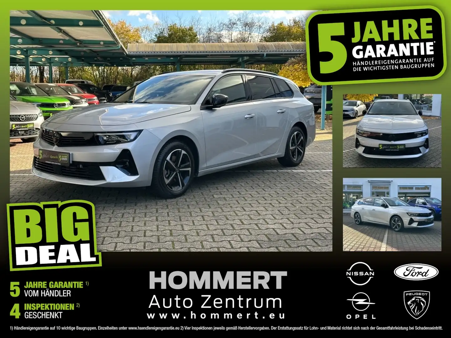 Opel Astra Sports Tourer 1.2 Turbo GS *AHK*Navi* Silber - 1