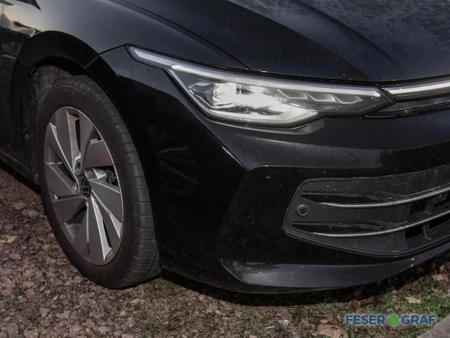 Volkswagen Golf VIII 1.5 eTSI Style AHK/Matrix/AppConn/Navi/HUD Schwarz - 2