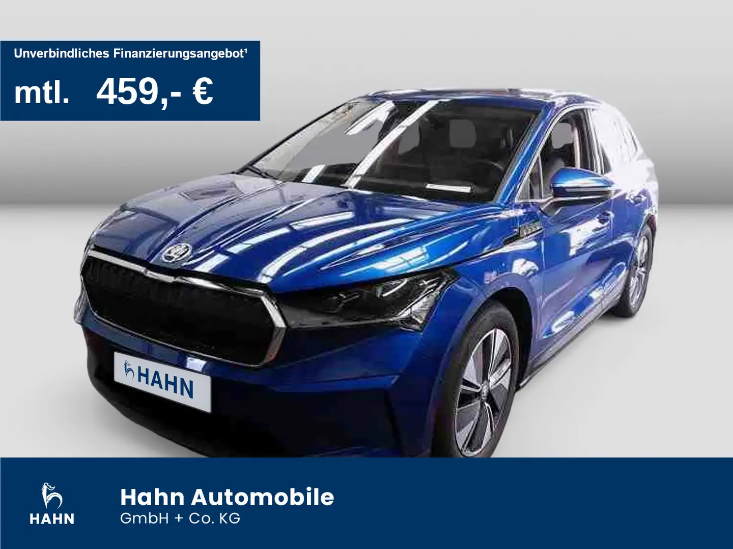 Skoda Enyaq iV 80 Loft Matrix Wärmepumpe Navi AHK CAM Blau - 1