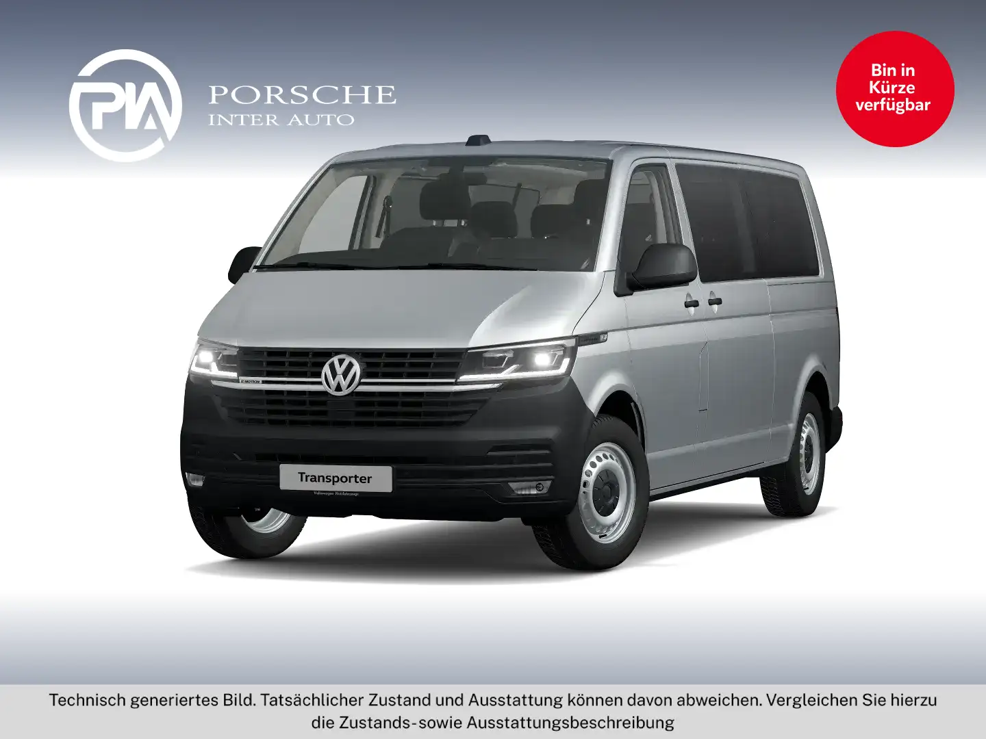 Volkswagen T6.1 Transporter Kombi LR TDI 4MOTION Silber - 2