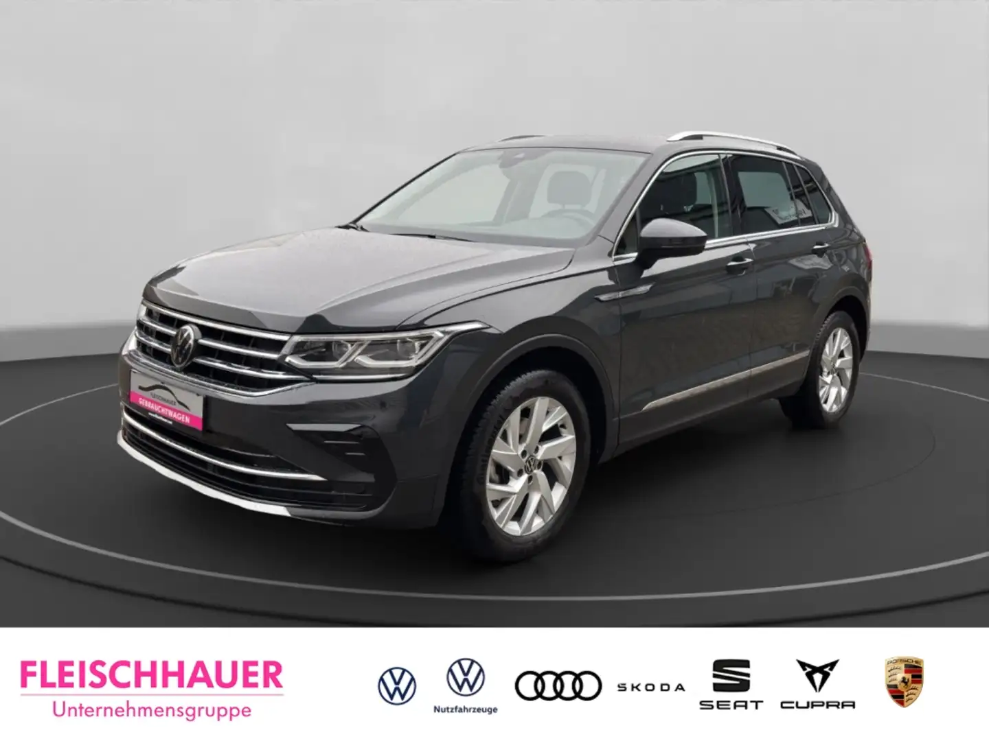 Volkswagen Tiguan Elegance 1.5 TSI Navi Matrix Rückfahrkamera Grau - 1