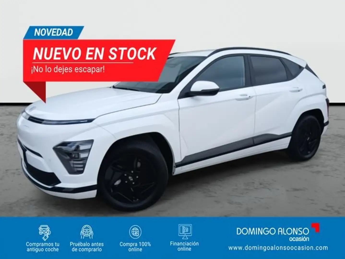 Hyundai KONA Nuevo  Eléctrico 150 kW (204 CV) Black Edition MY Blanco - 1