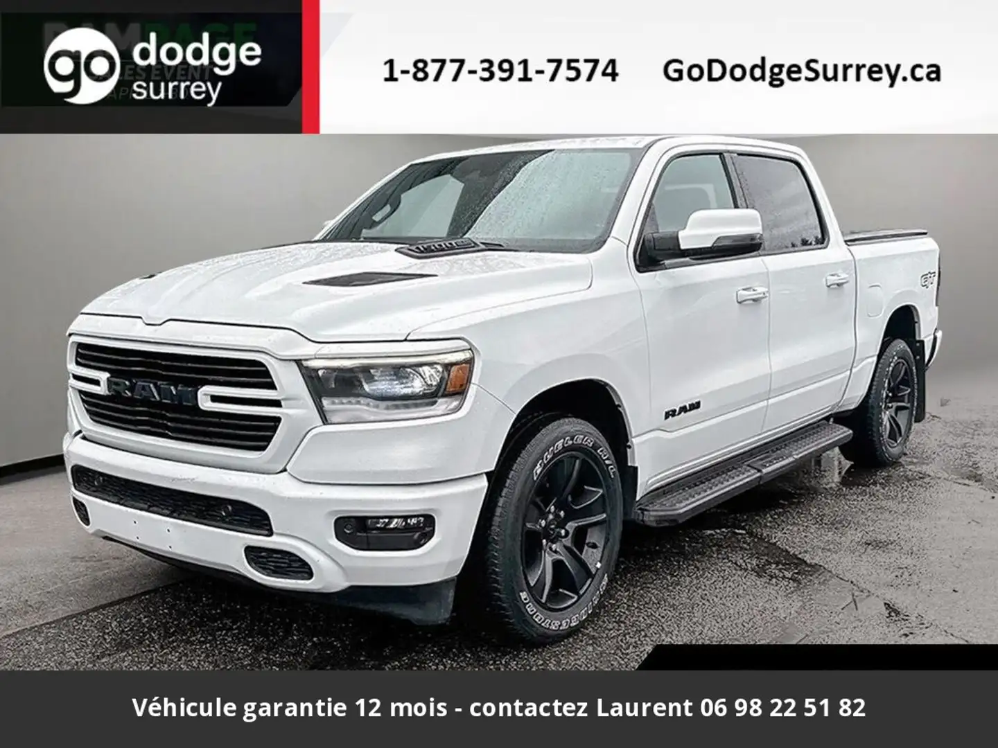 Dodge RAM Sport Night 12P 5.7L 4x4 Tout compris hors homolog Белый - 1