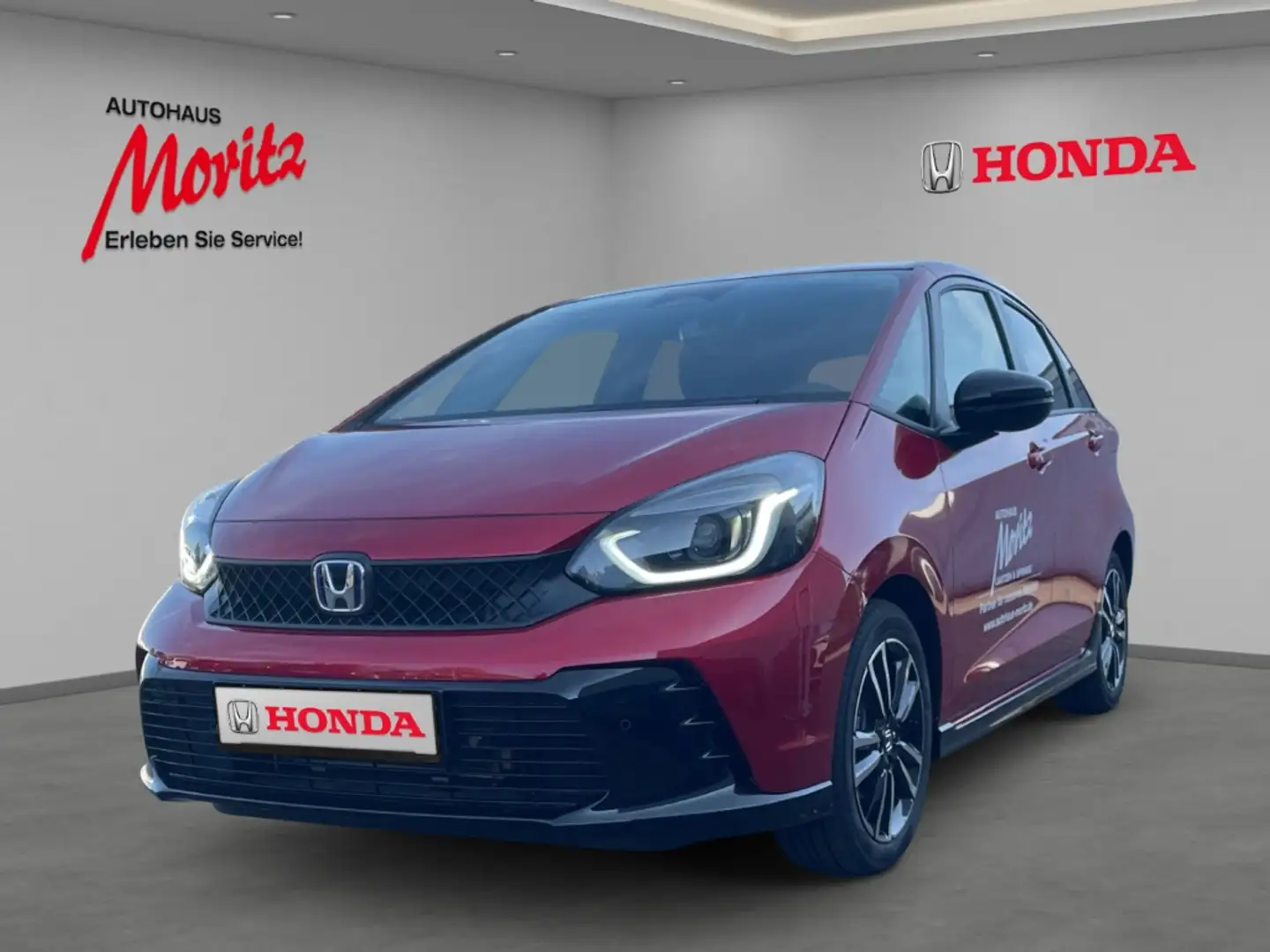 Honda Jazz Hybrid 1.5 e:HEV Advance Sport Toter-Winkel-Ass. S Rot - 1