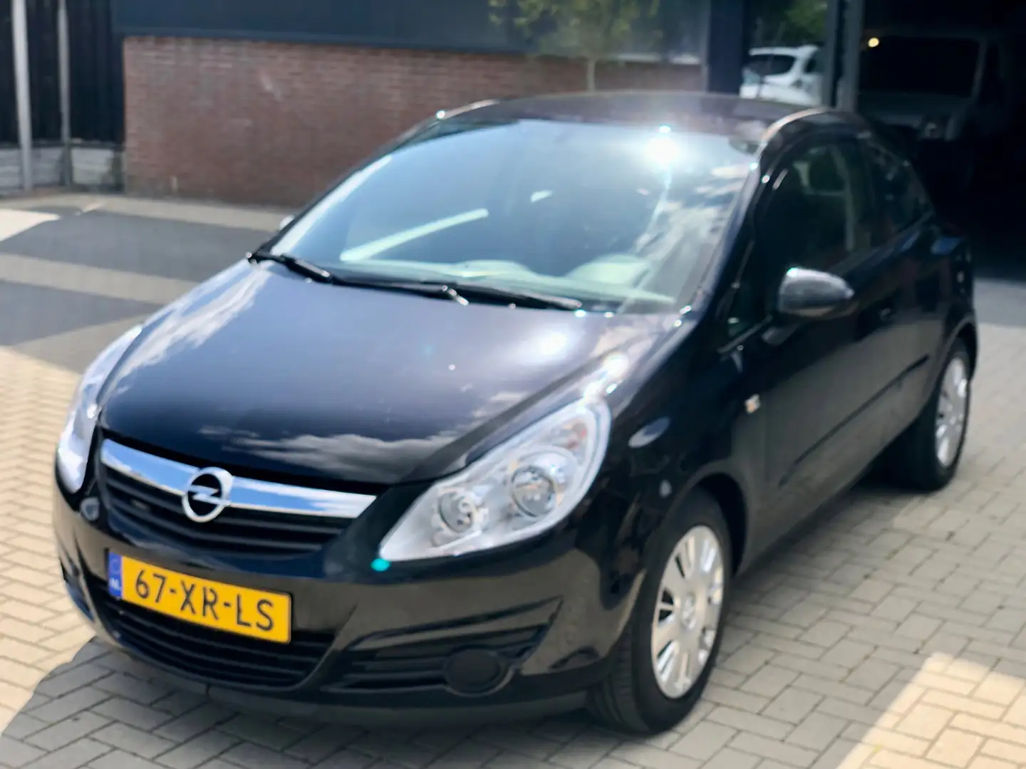 Opel Corsa 1.2-16V Business AIRCO CRUISE ELEKTR PAKKET NWE AP Schwarz - 1