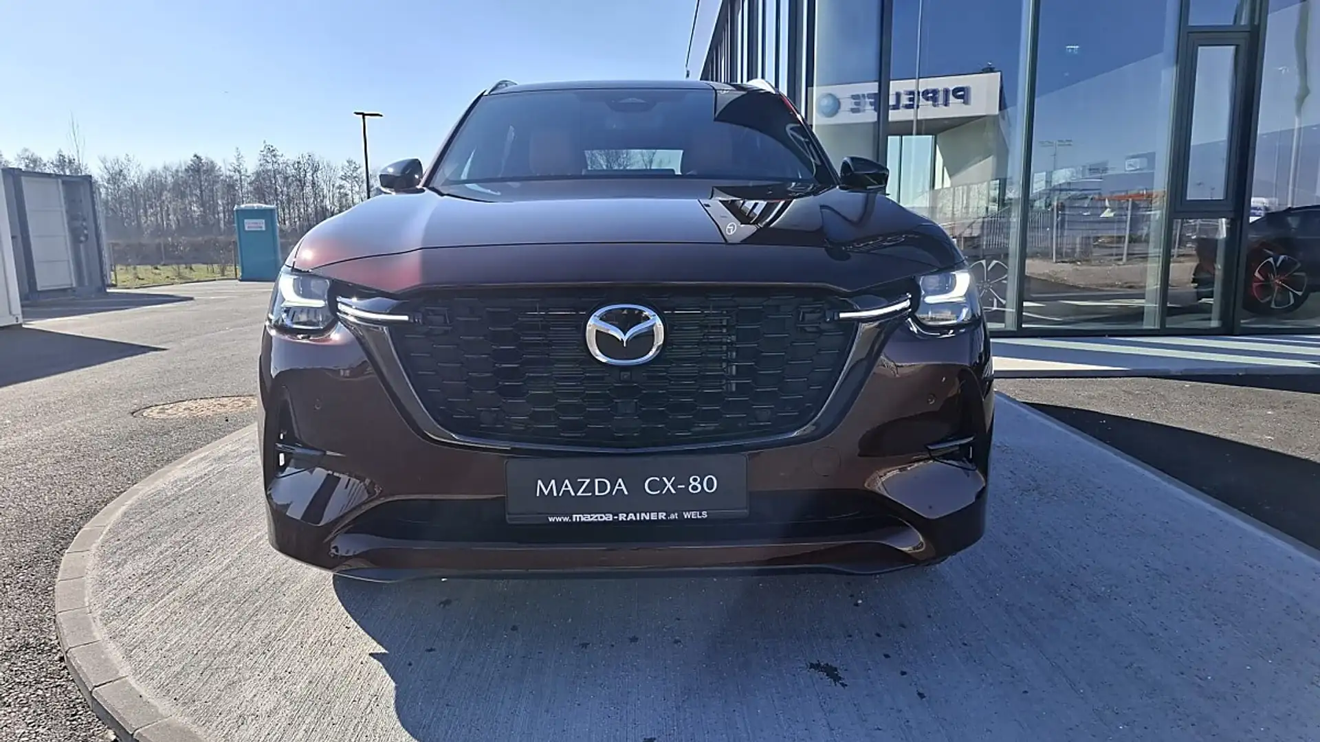 Mazda CX-80 2.5L e-SKYACTIV PHEV AWD Homura Plus Aut. Winte... Rot - 2