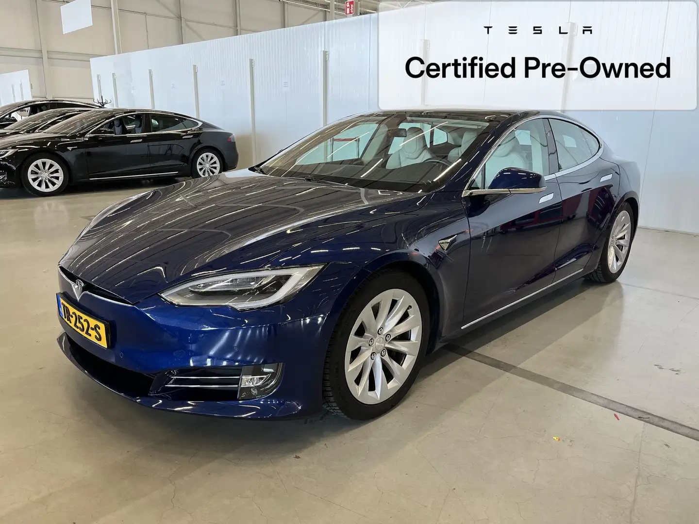 Tesla Model S 75D / Gecertificeerde Occasion / Crème Premium-int Blauw - 1