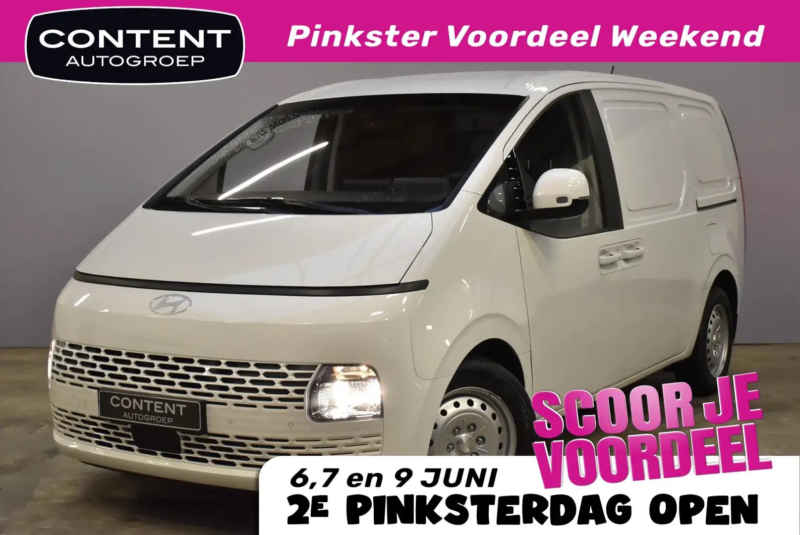 Hyundai STARIA 1.6 T-GDi Hybride 225pk Automaat Wit - 1