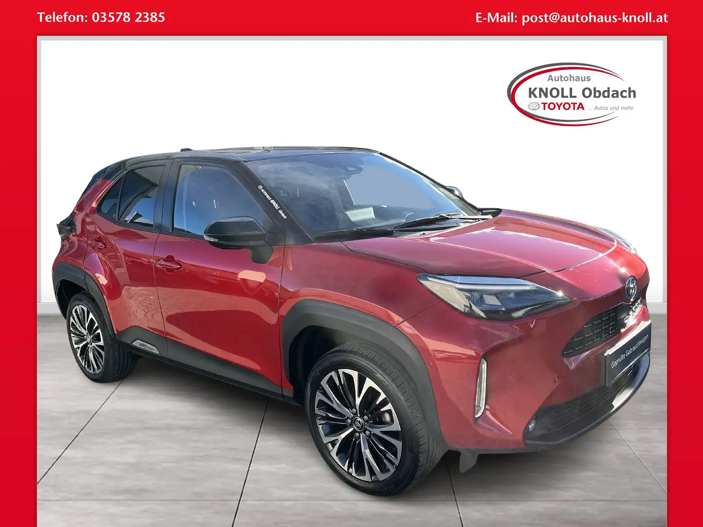 Toyota Yaris Cross 1,5 Hybrid FWD Elegant Rot - 1