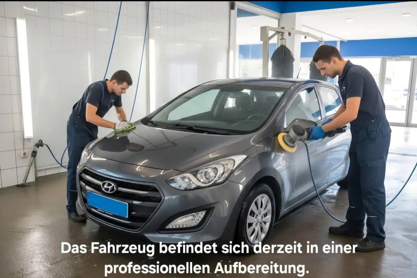Hyundai i30 1.HAND*64.900KM*SCHECKHEFT*TÜV NEU*TOP Grau - 1