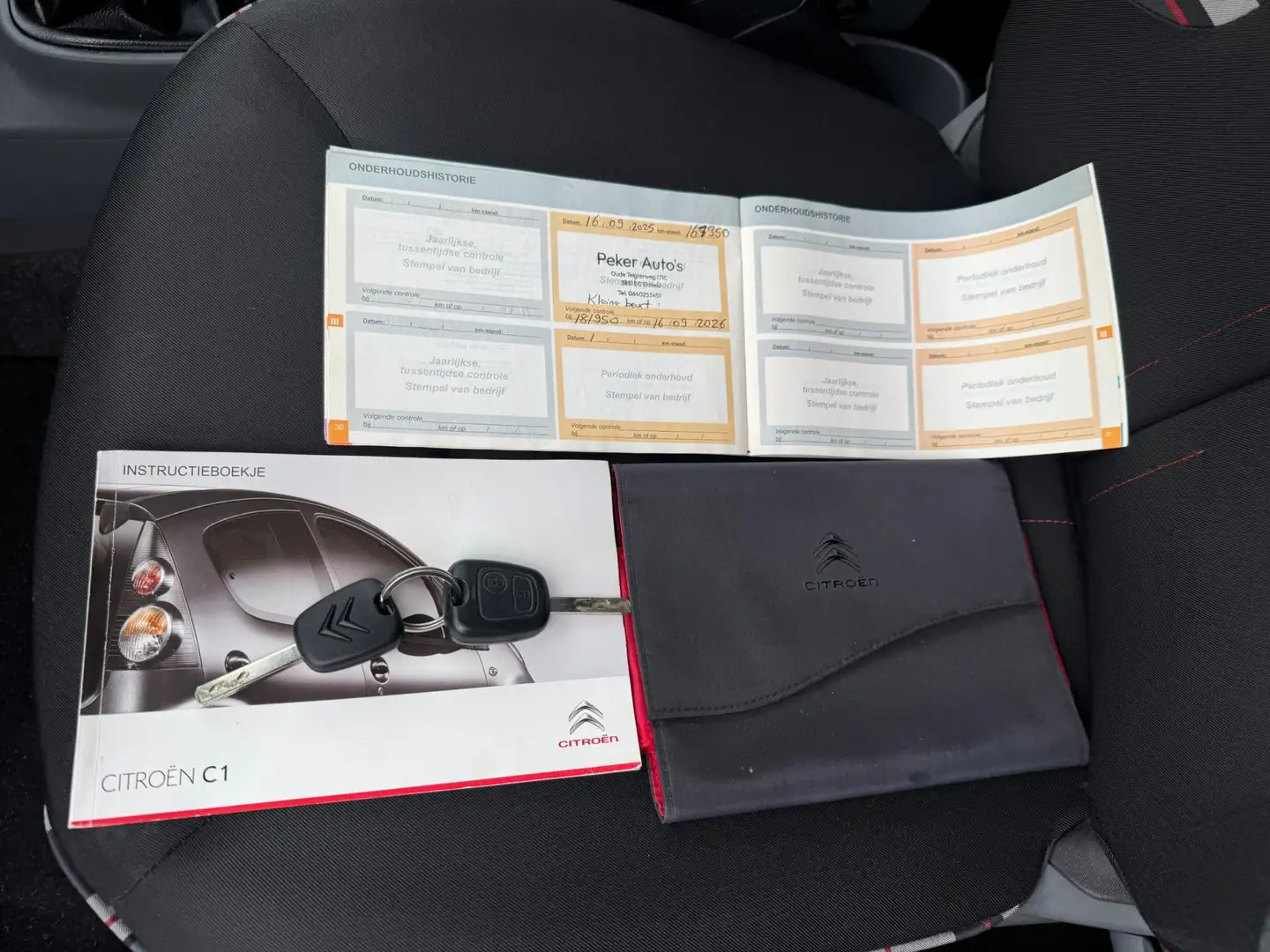 Citroen C1 1.0-12V Selection AIRCO ORG 167350 KM NAP O.H BOEK Zwart - 2