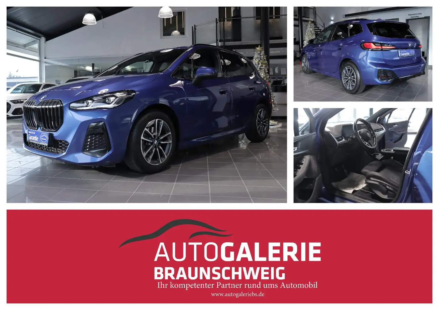BMW 218 218i Active Tourer M Sport *ACC*CAM*PREMIUMPAK.* Bleu - 1