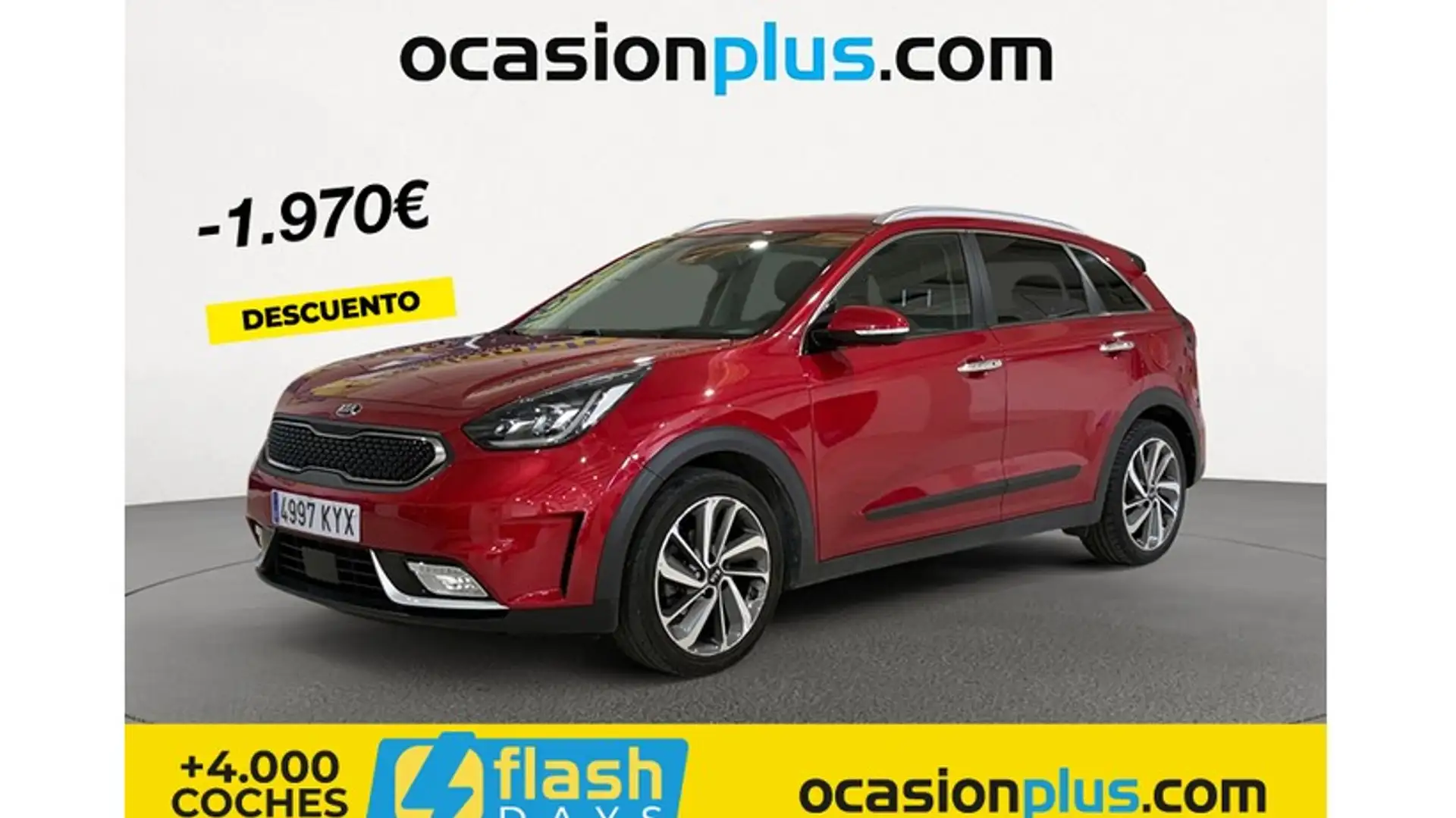 Kia Niro 1.6 HEV Emotion Rojo - 1