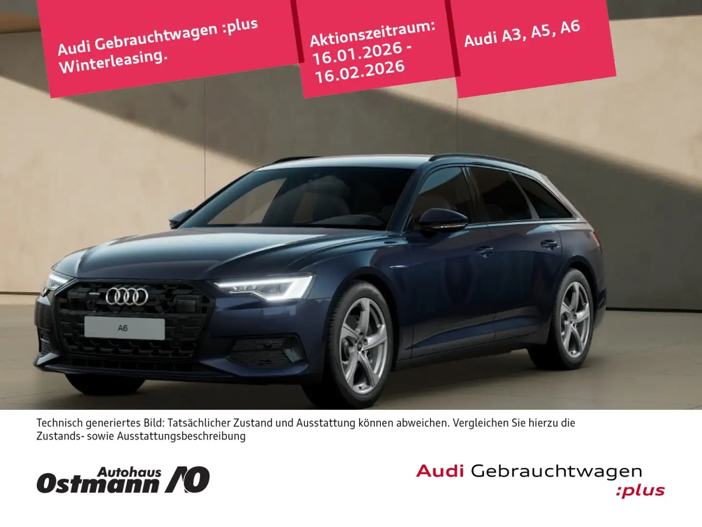 Audi A6 45 TDI quattro Avant AHK Matrix RFK ACC Blau - 1