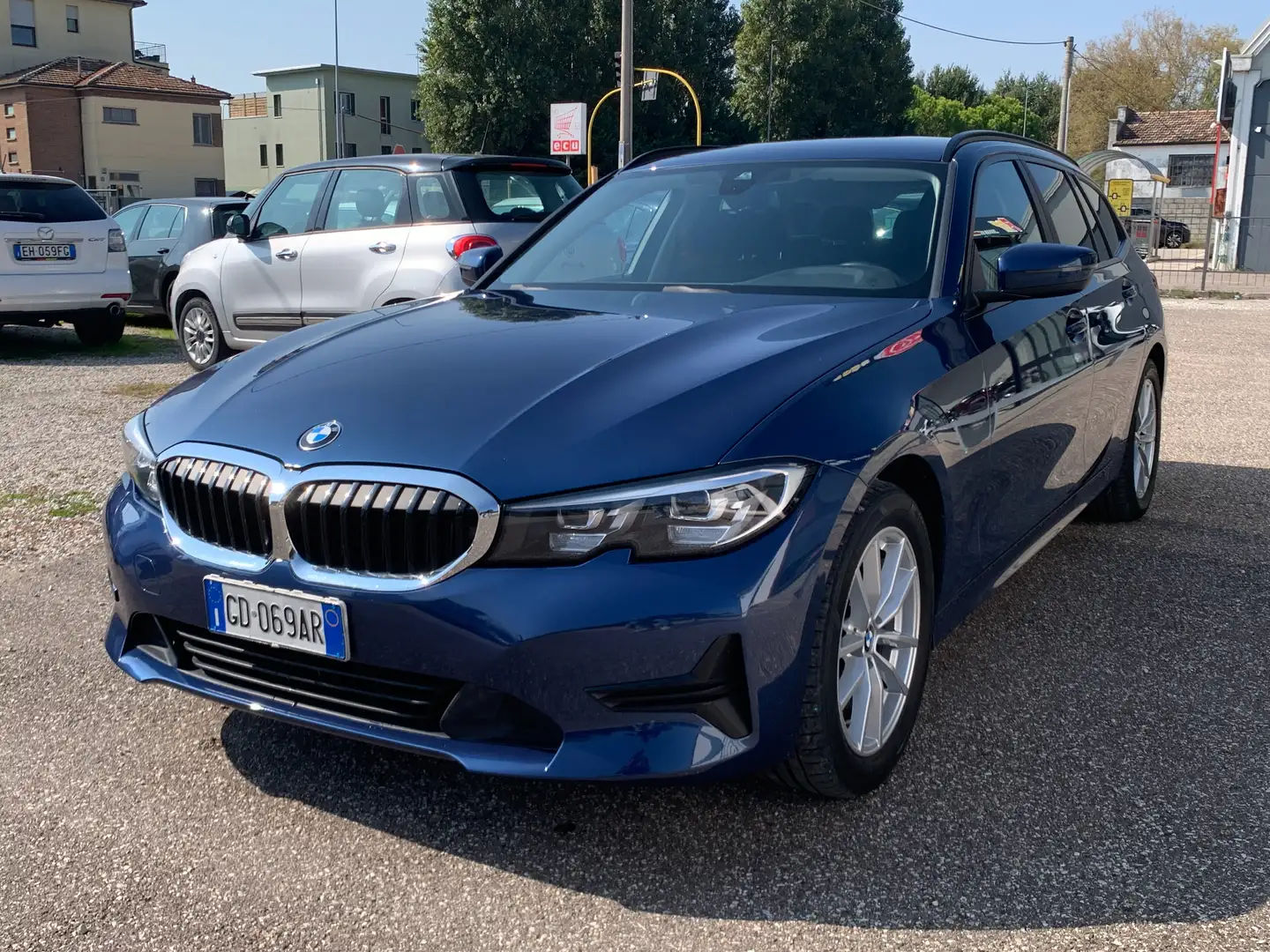 BMW 320 Serie 3 Touring 320d Touring mhev 48V xdrive auto Bleu - 1