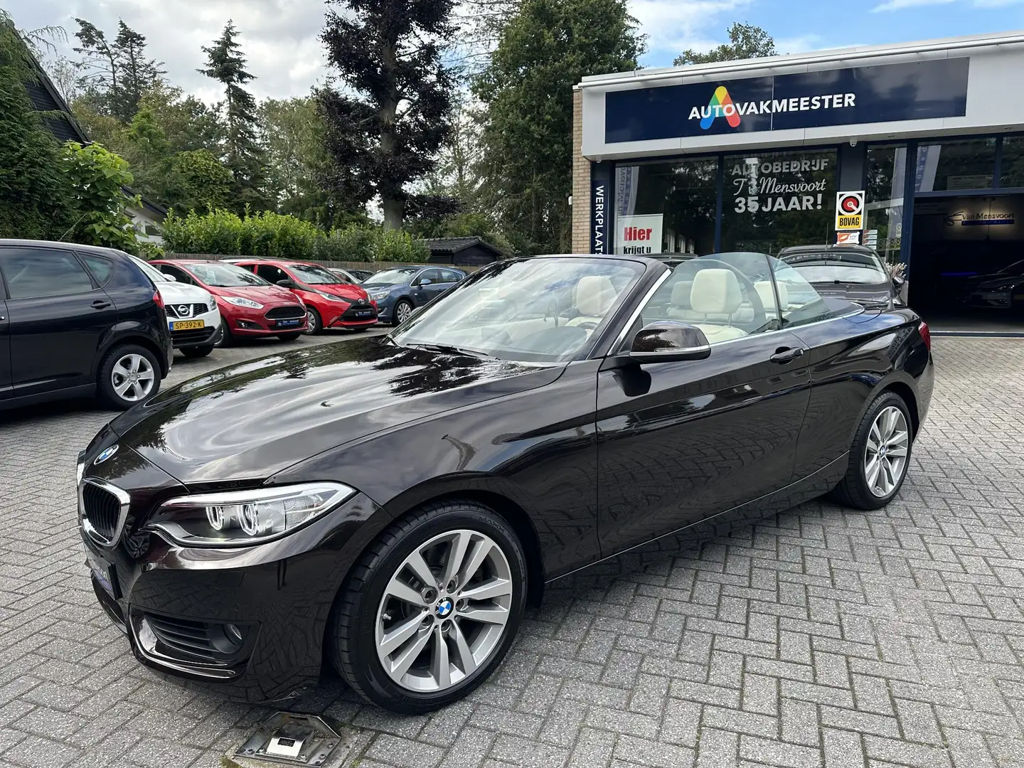 BMW 230 2-serie Cabrio 230i Automaat 252PK Executive 17dKM Barna - 2