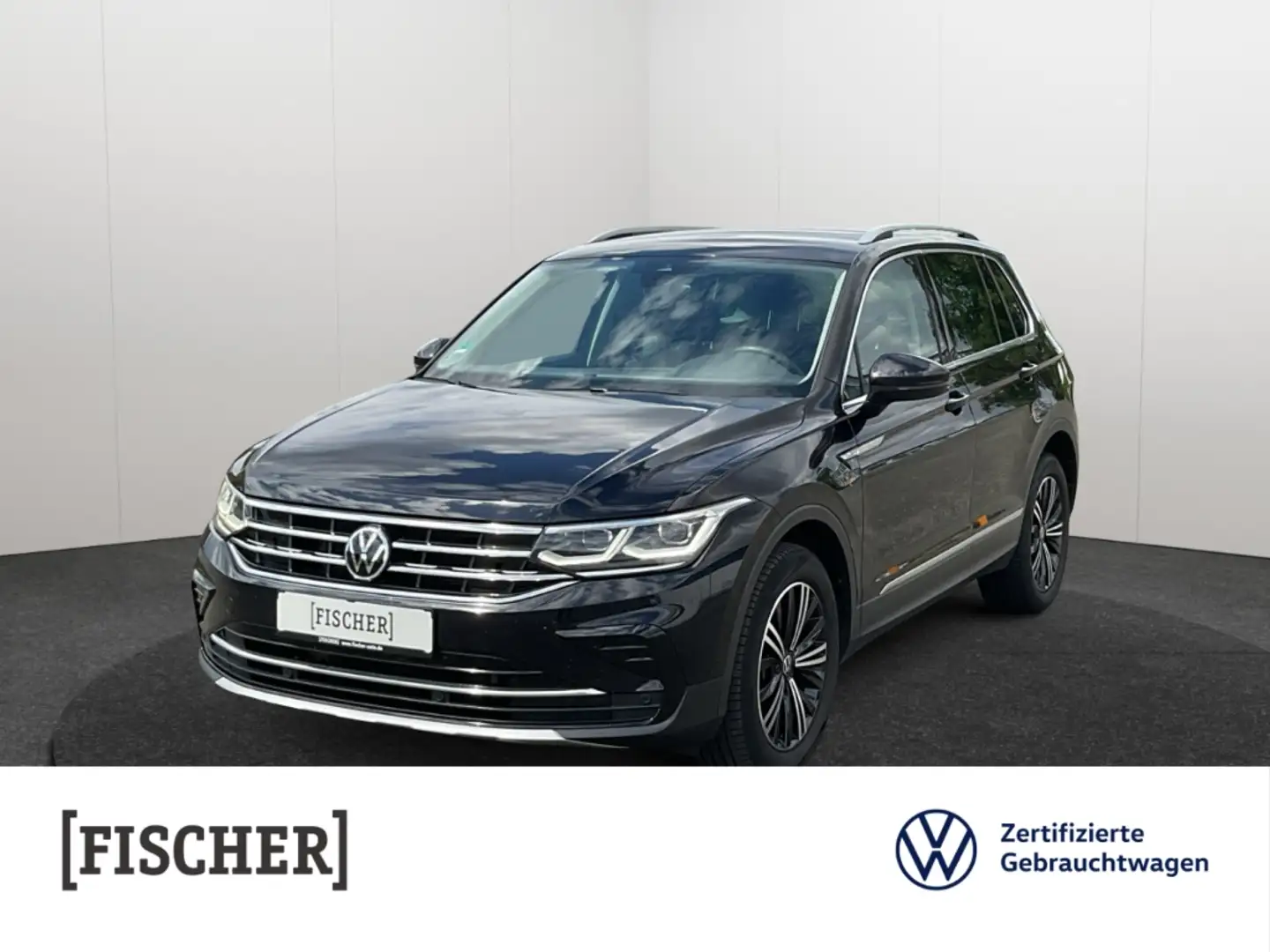 Volkswagen Tiguan 2.0TSI 4Motion DSG Elegance Matrix AHK STHZ Navi A Schwarz - 1