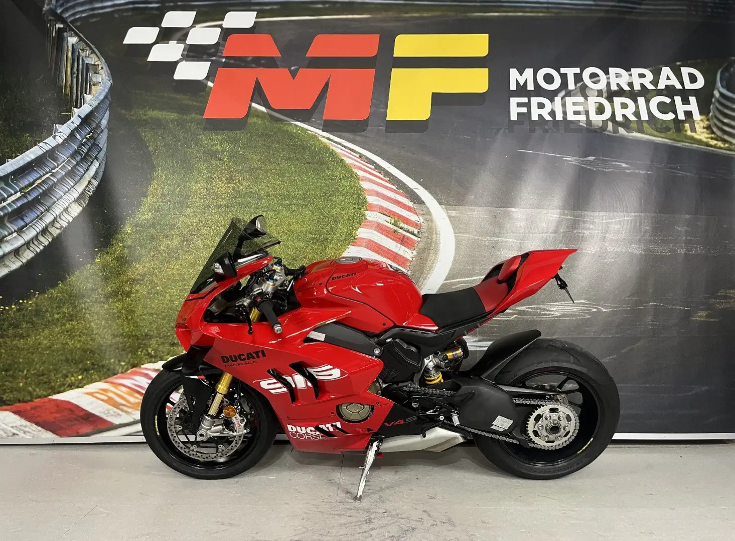 Ducati Panigale V4 S REIFEN+SERVICE NEU] Piros - 2