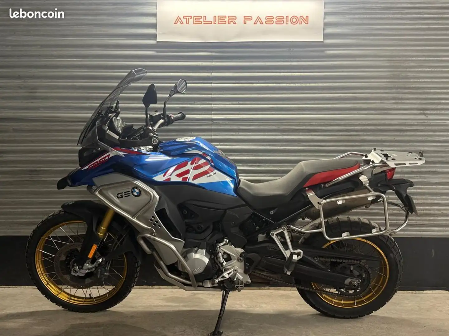 BMW F 850 GS Adventure Rallye A2 révisée et garantie Bleu - 2