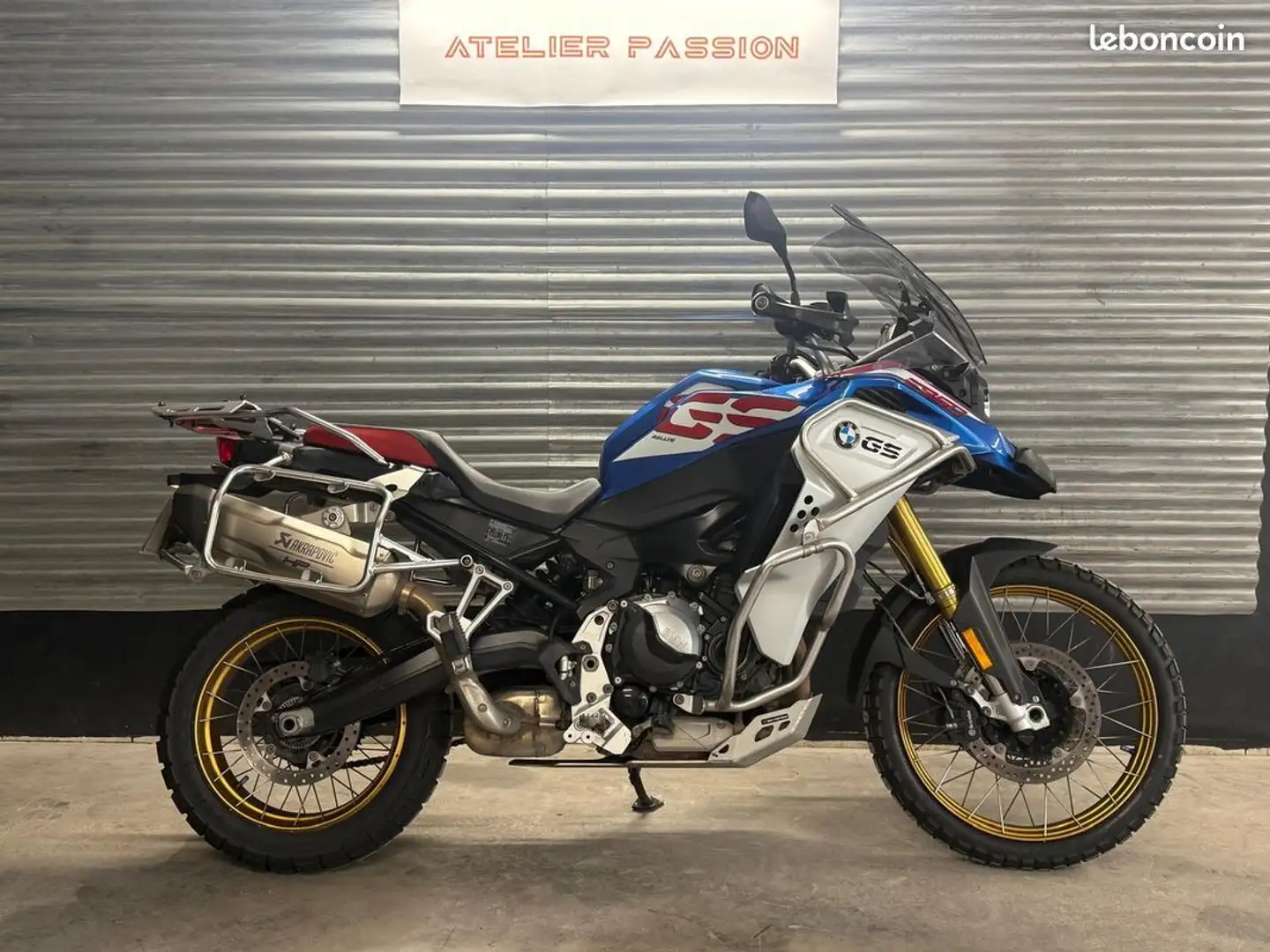 BMW F 850 GS Adventure Rallye A2 révisée et garantie Bleu - 1