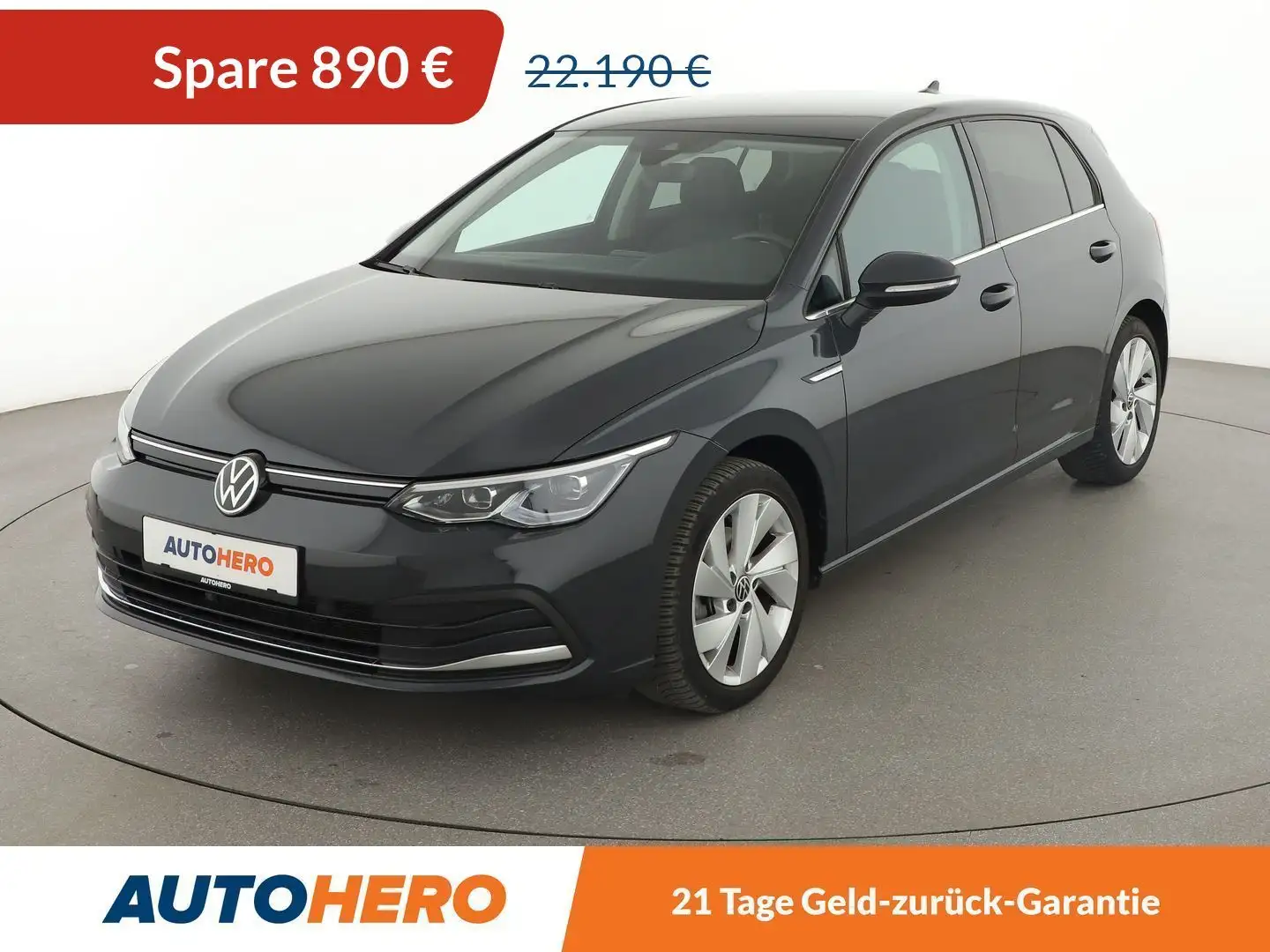 Volkswagen Golf 1.5 eTSI ACT Style Aut.*NAVI*LED*ACC* Grau - 1