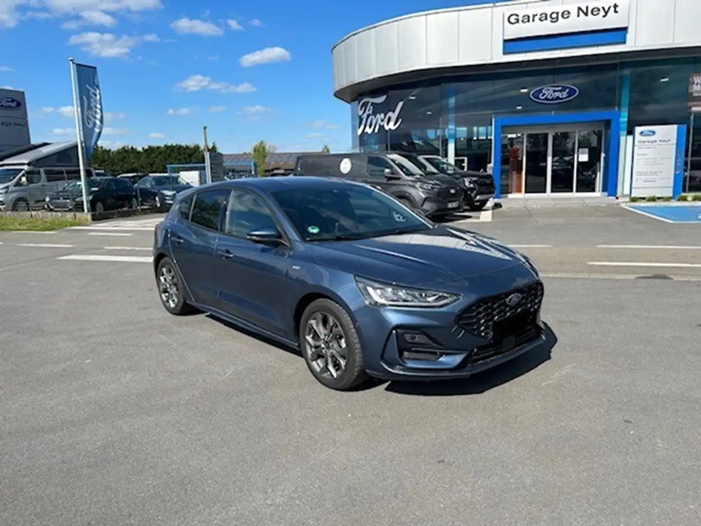 Ford Focus ST-Line Style 1.0i EcoBoost 125pk / 92kW mHEV M6 - Blauw - 1