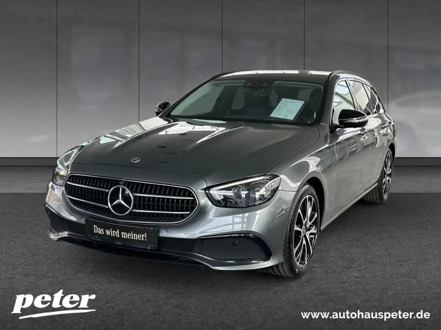 Mercedes-Benz E 400 d 4M T Night/Multibeam/Distronic/360°K Gris - 1