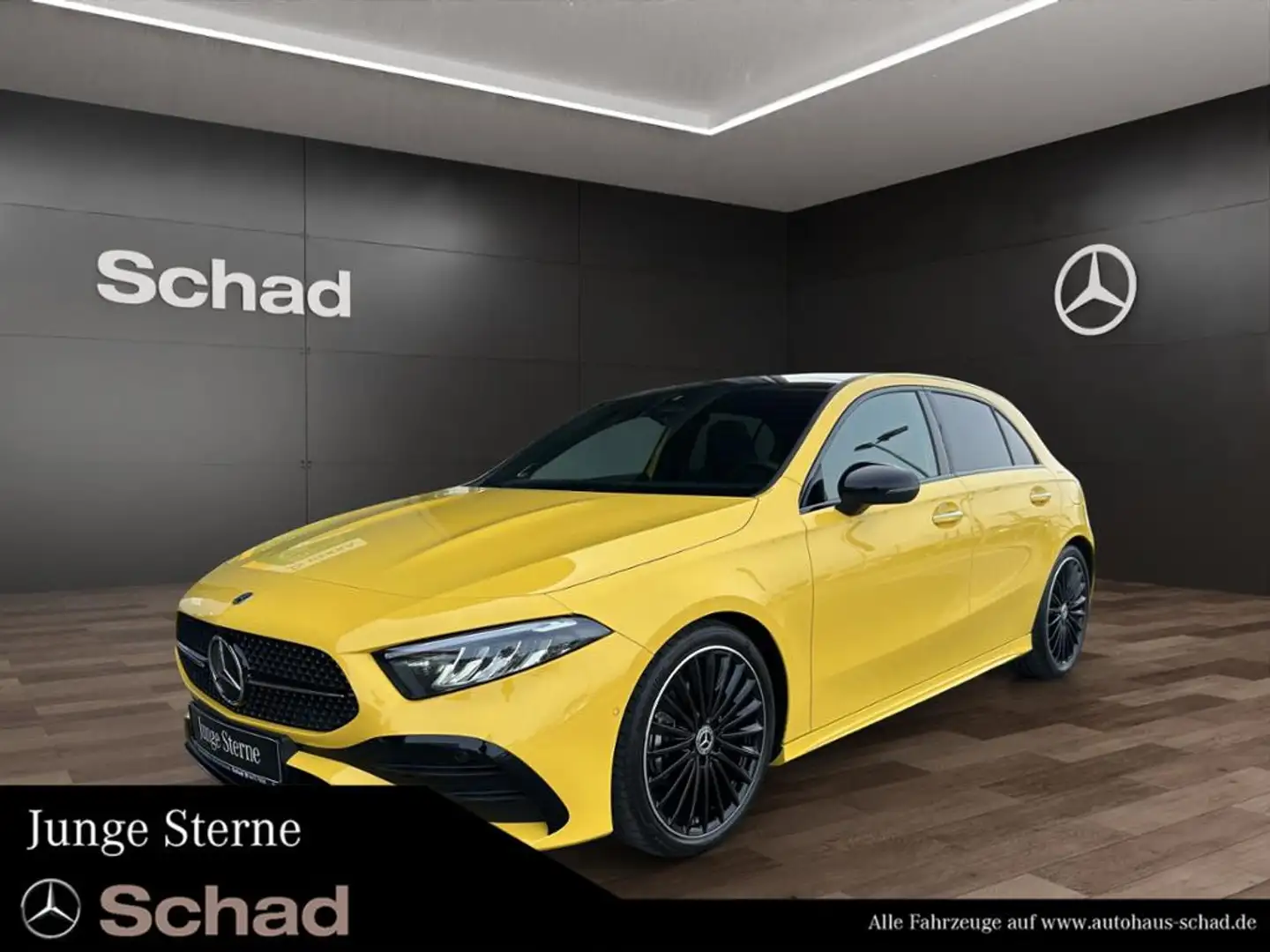 Mercedes-Benz A 180 +AMG+PANO+LED+BURMESTER+AMBI+ASSIST+NIGHT+ Jaune - 1