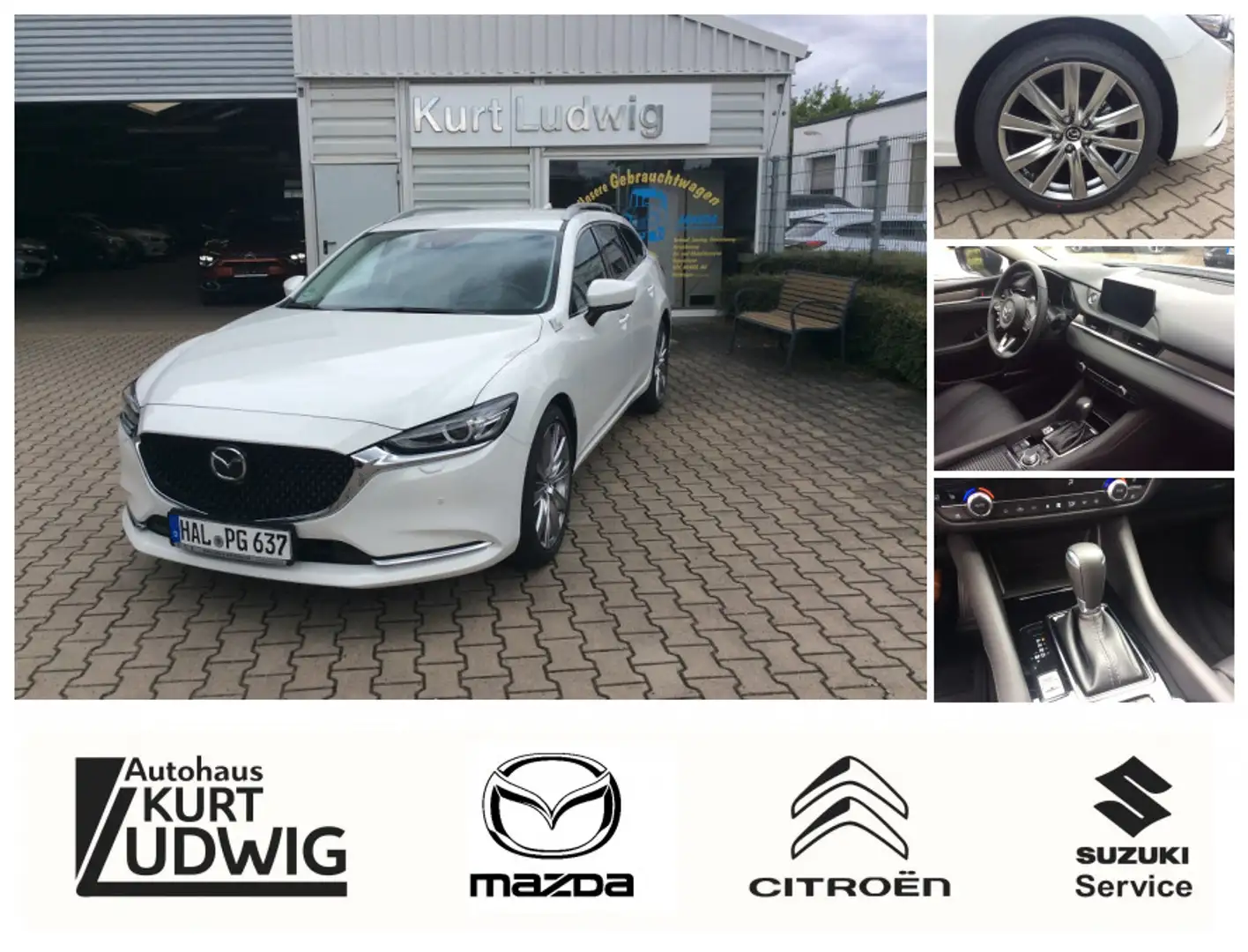 Mazda 6 2023 5WGN 2.0L SKYACTIV G 165ps 6AT FWD EXCLUSIVE- Weiß - 1