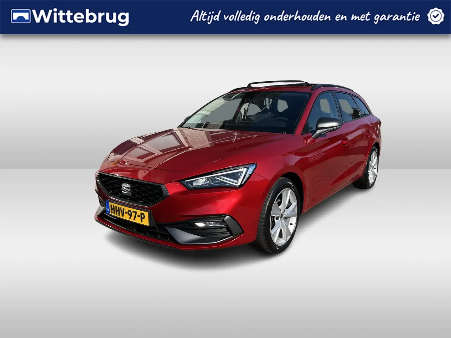 SEAT Leon Sportstourer 1.5 eTSI FR Business Intense / AUTOMA Rood - 1